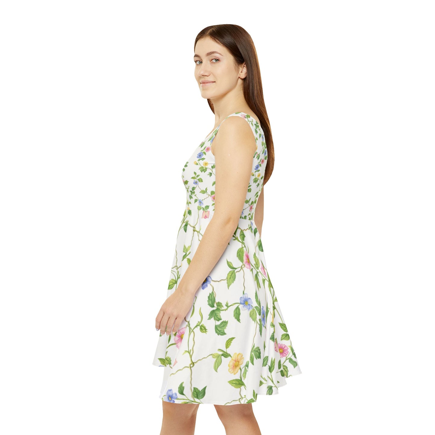 Floral Women's Skater Dress - Garden Party Style