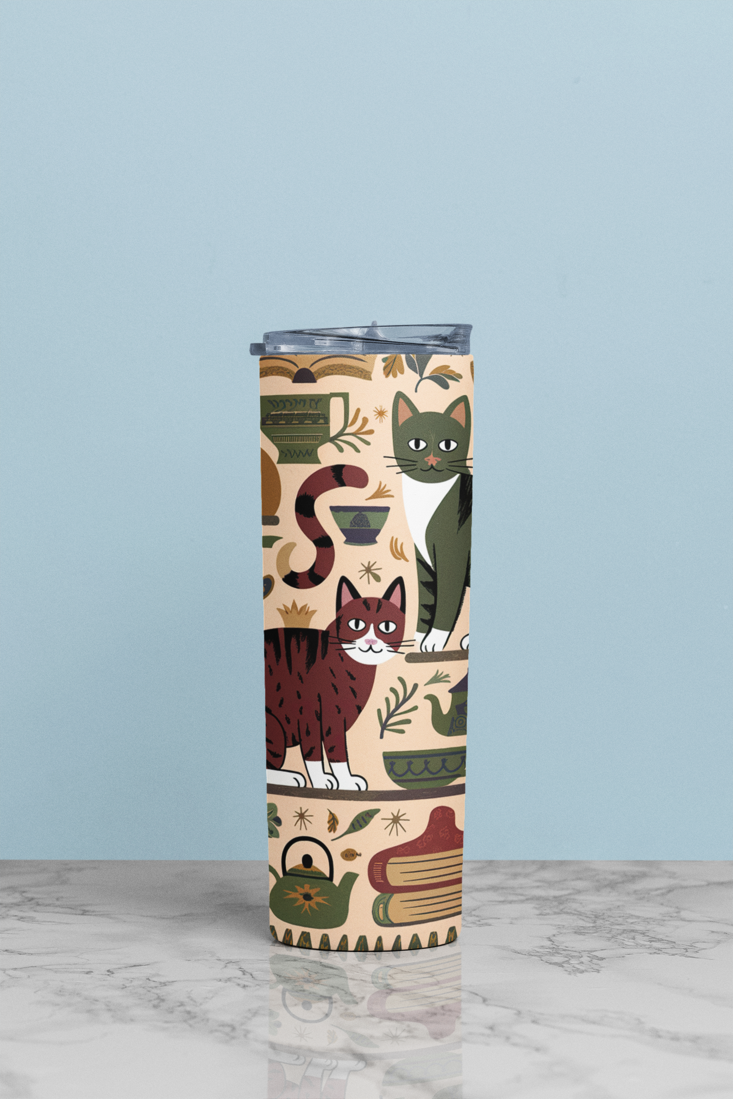 Elegant Feline 20oz Skinny Tumbler