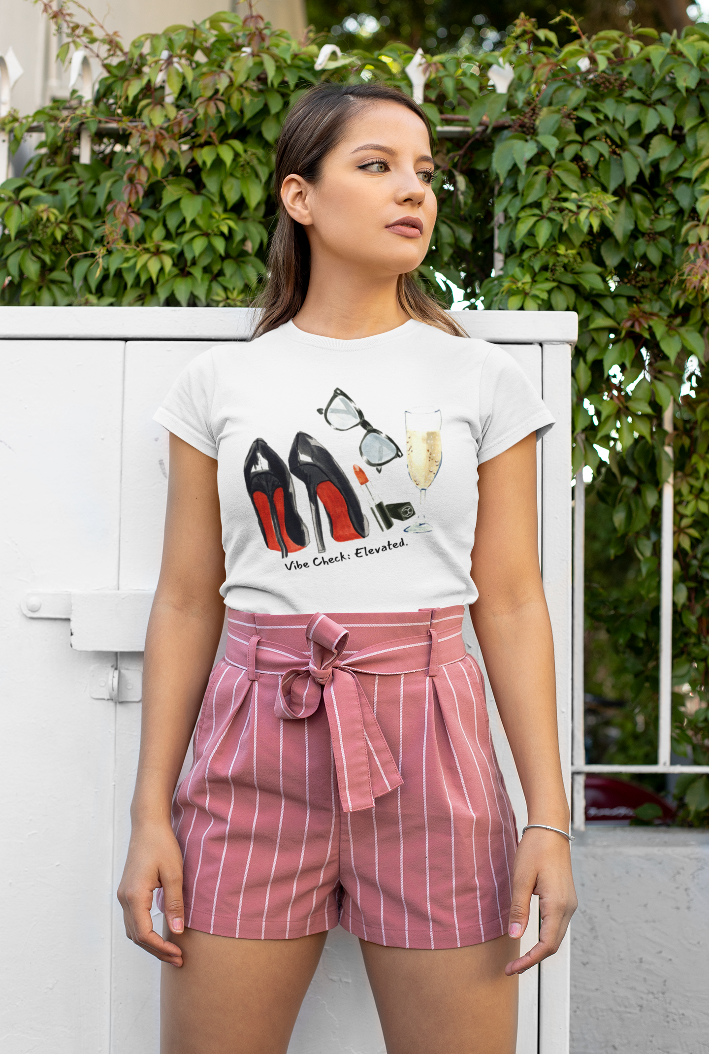 Vibe Check: Elevated Women T-Shirt Dress | Empowering Hills & Nature Graphic Tee