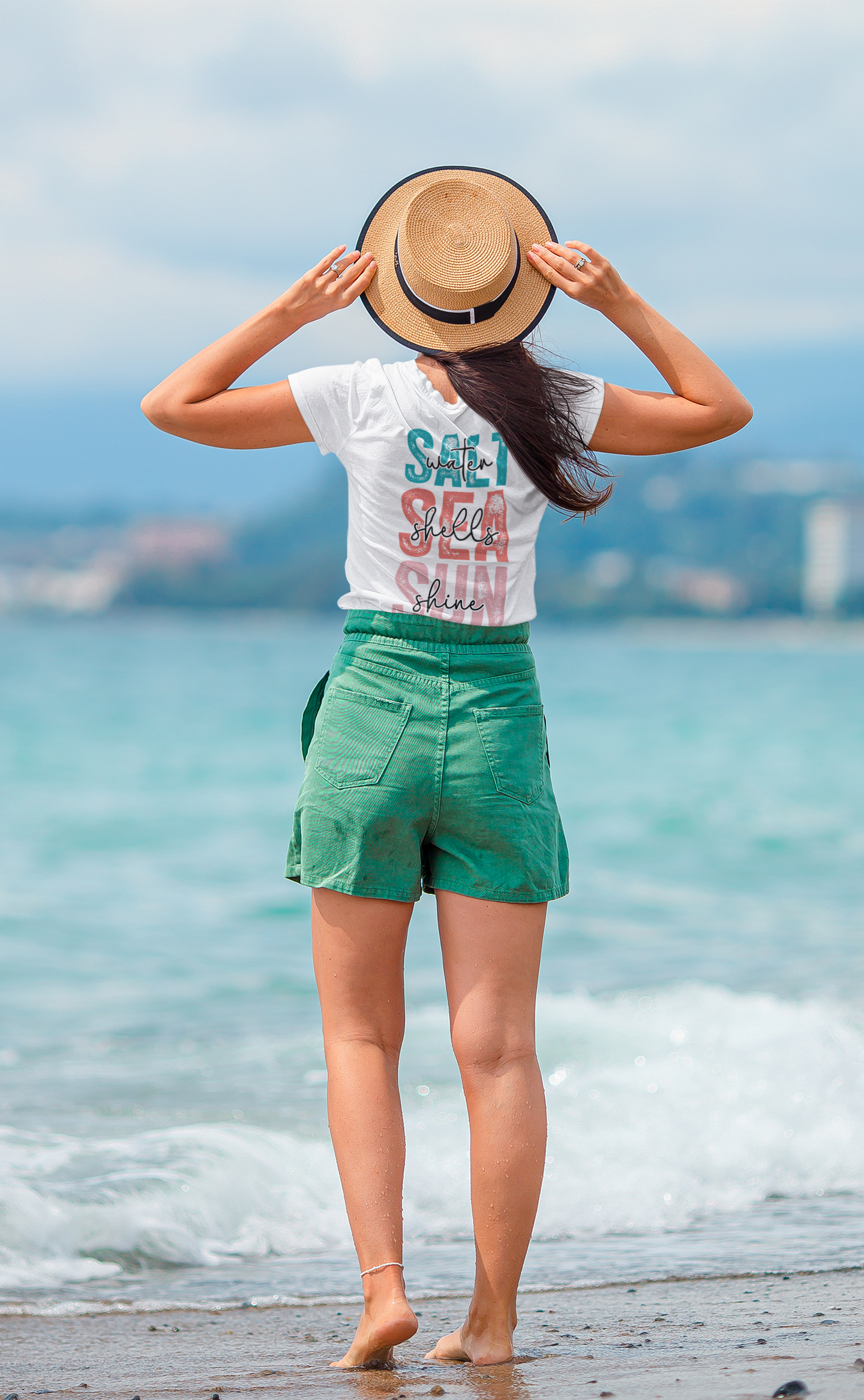 Beach Vibe T-Shirt, Summer Casual Tee, Sun and Sea Shirt, Ocean Lover Gift, Vacation Essential