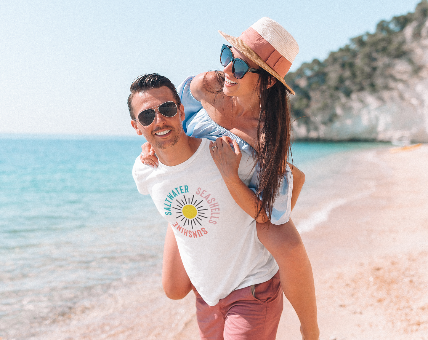 Beach Vibe T-Shirt, Summer Casual Tee, Sun and Sea Shirt, Ocean Lover Gift, Vacation Essential