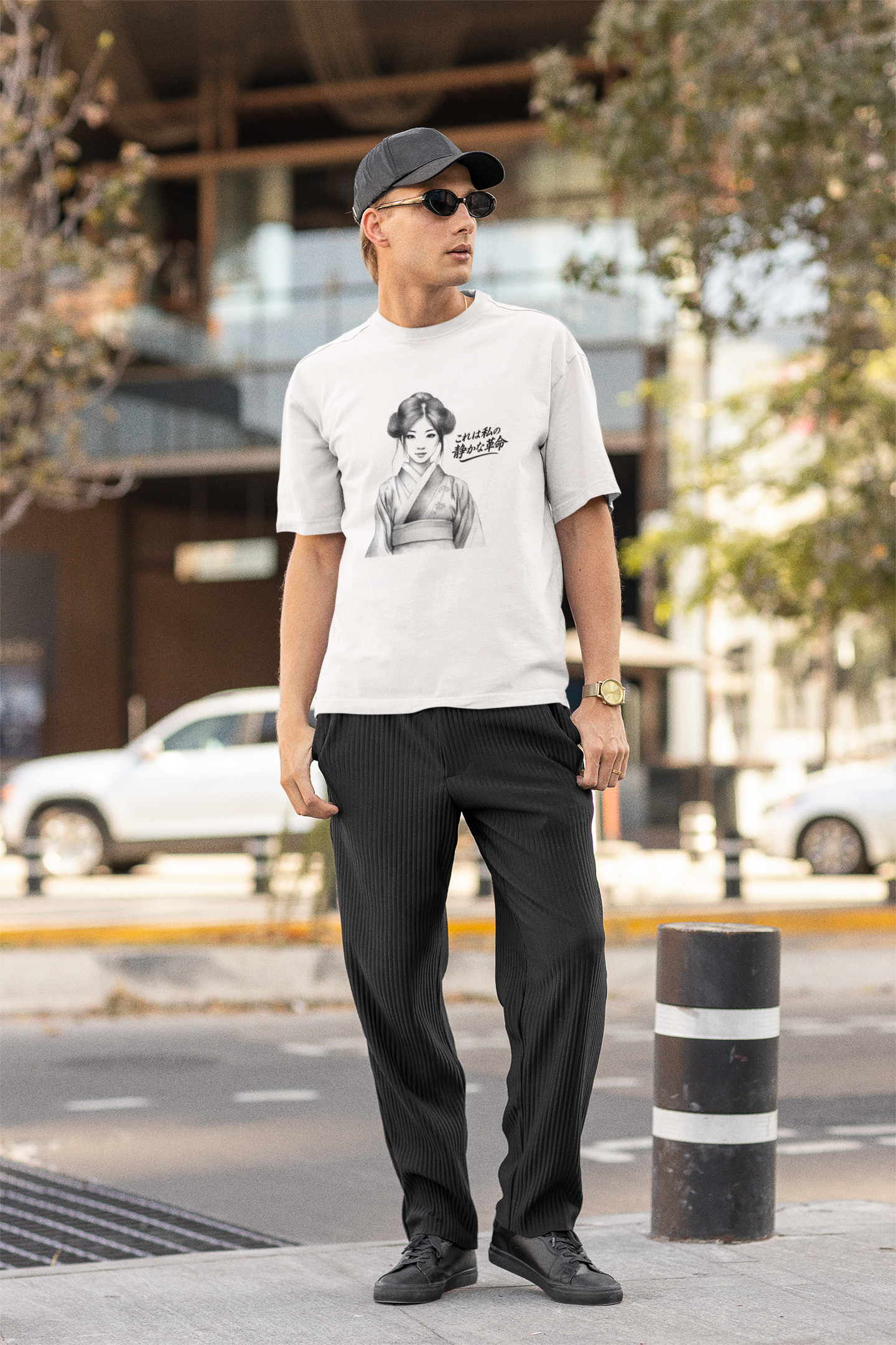 Oversized “This Is My Quiet Revolution” Japanese Tee – Minimalist Aesthetic Shirt, Unisex Boxy Fit, Soft Streetwear Statement