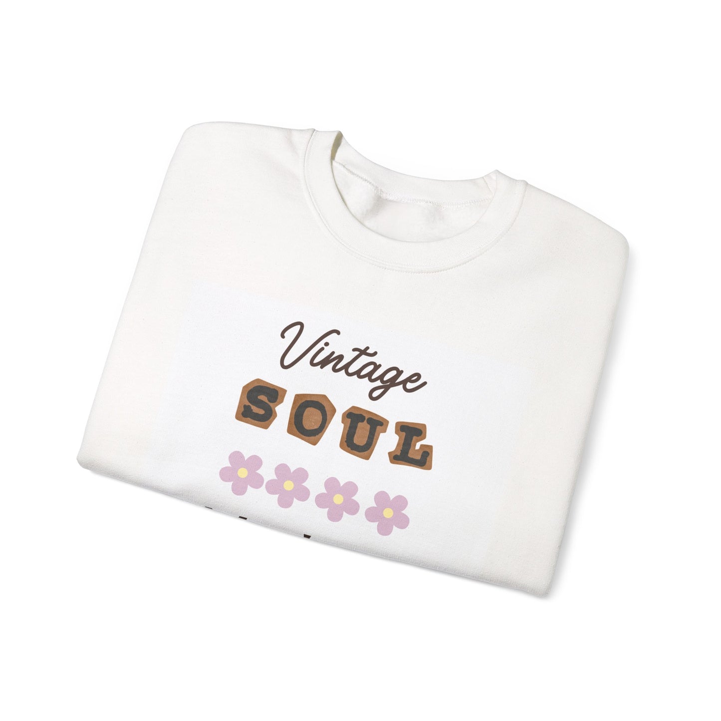 Vintage Soul Modern Mom Crewneck Sweatshirt | Unisex Heavy Blend™ | Cozy Gift for Moms