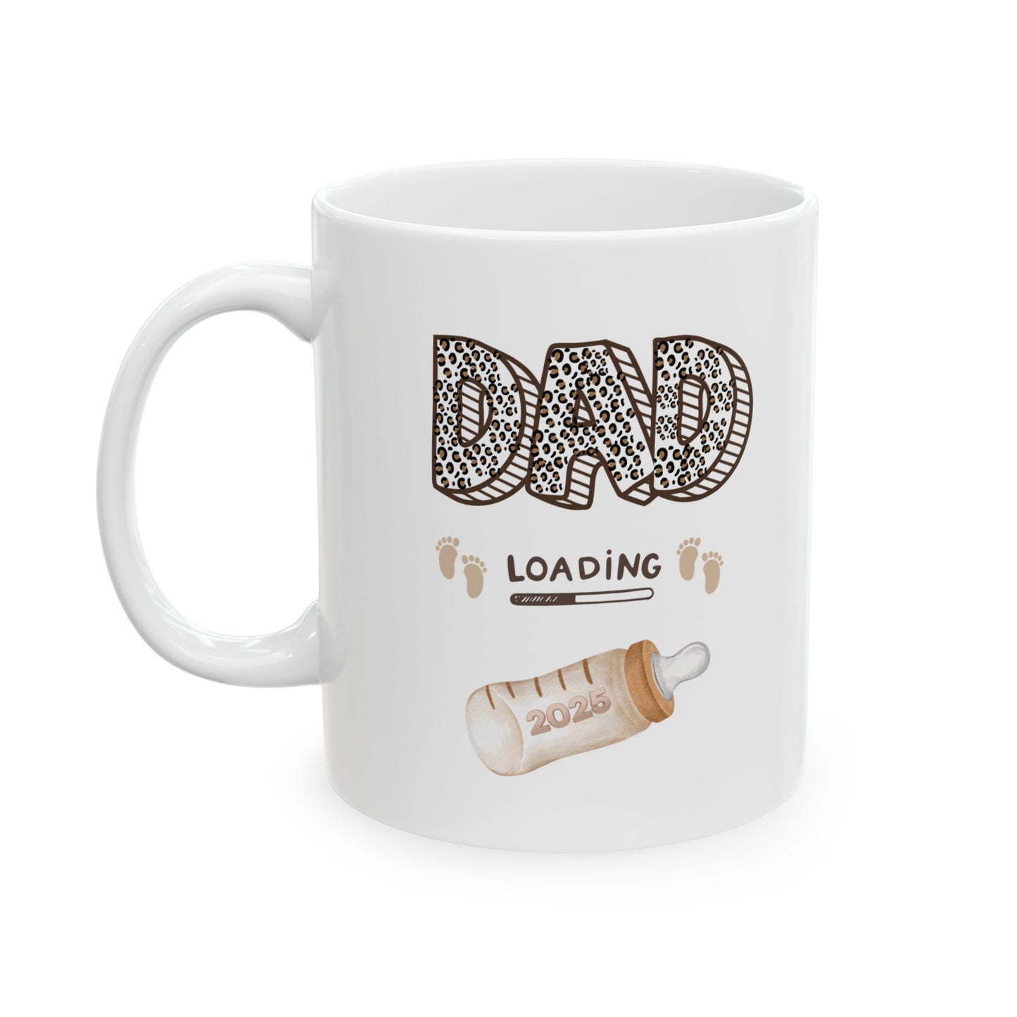 Cozy Ceramic Mug - Perfect for Coffee Lovers and New Dads