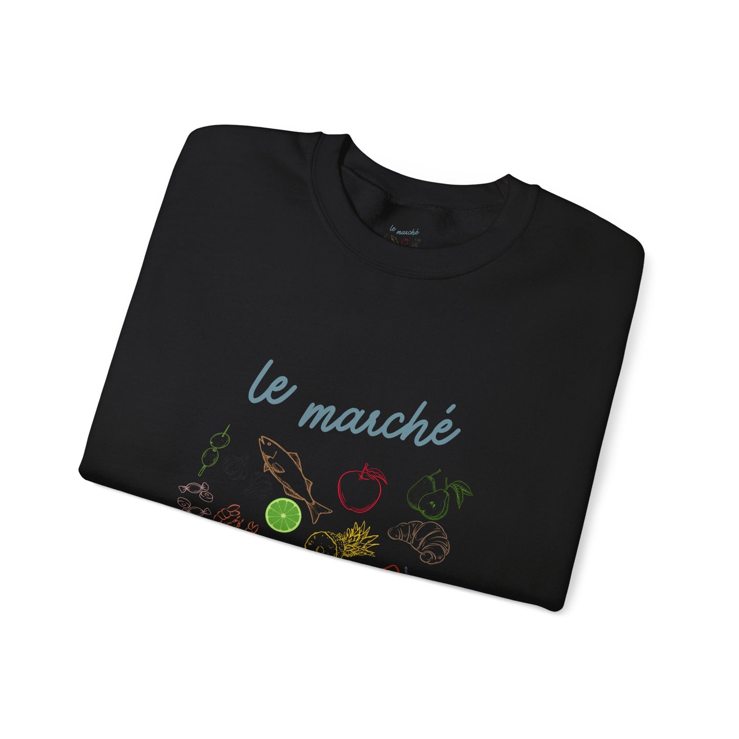 Le Marché Crewneck Sweatshirt - Cozy & Stylish for Market Lovers