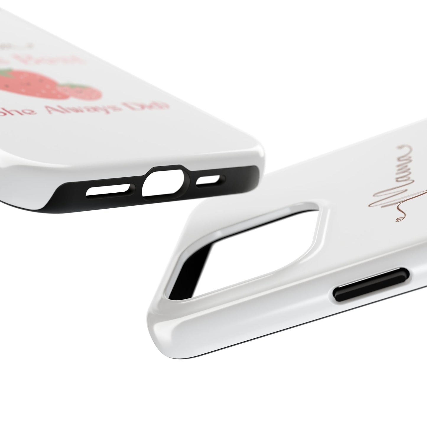 Mama Knows Best Tough Phone Case - Cute Strawberry Design