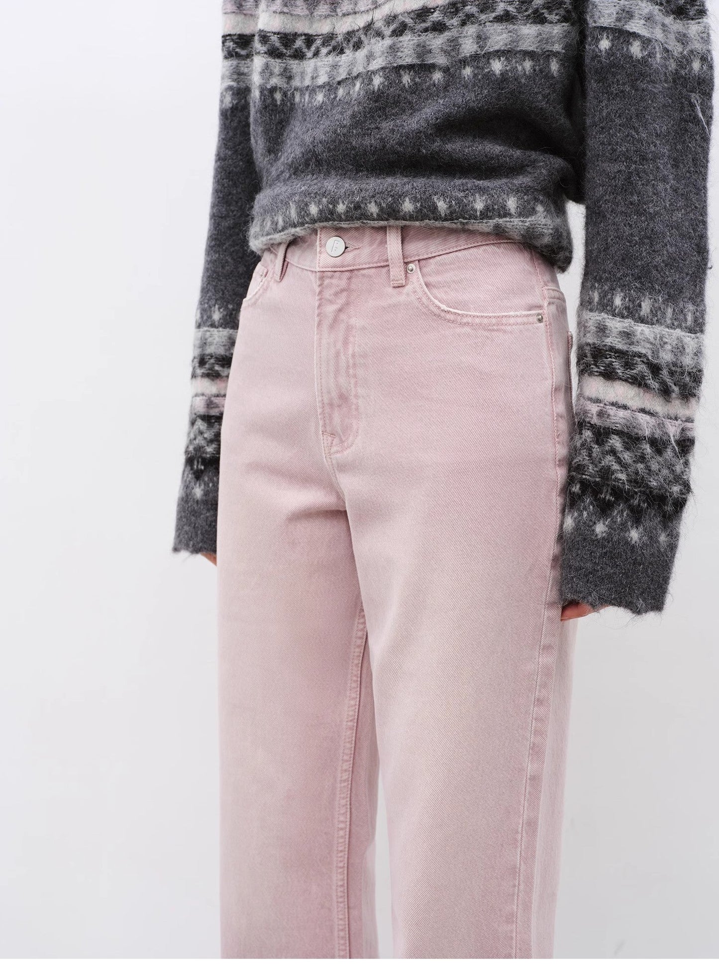 Active Street Retro Slim Straight Jeans. Vintage Style & All-Season Wear