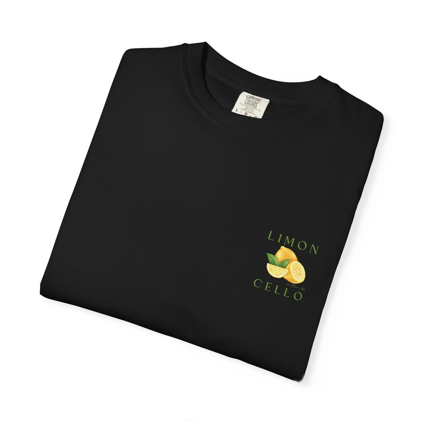 Limon Cello Unisex Garment-Dyed T-Shirt - Refreshing Citrus Graphic Tee