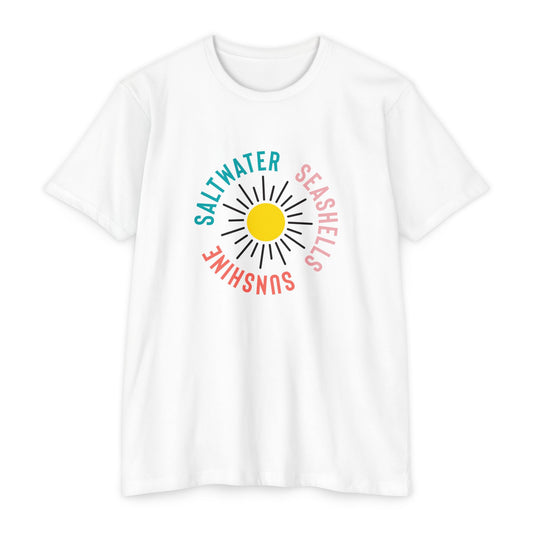 Beach Vibe T-Shirt, Summer Casual Tee, Sun and Sea Shirt, Ocean Lover Gift, Vacation Essential