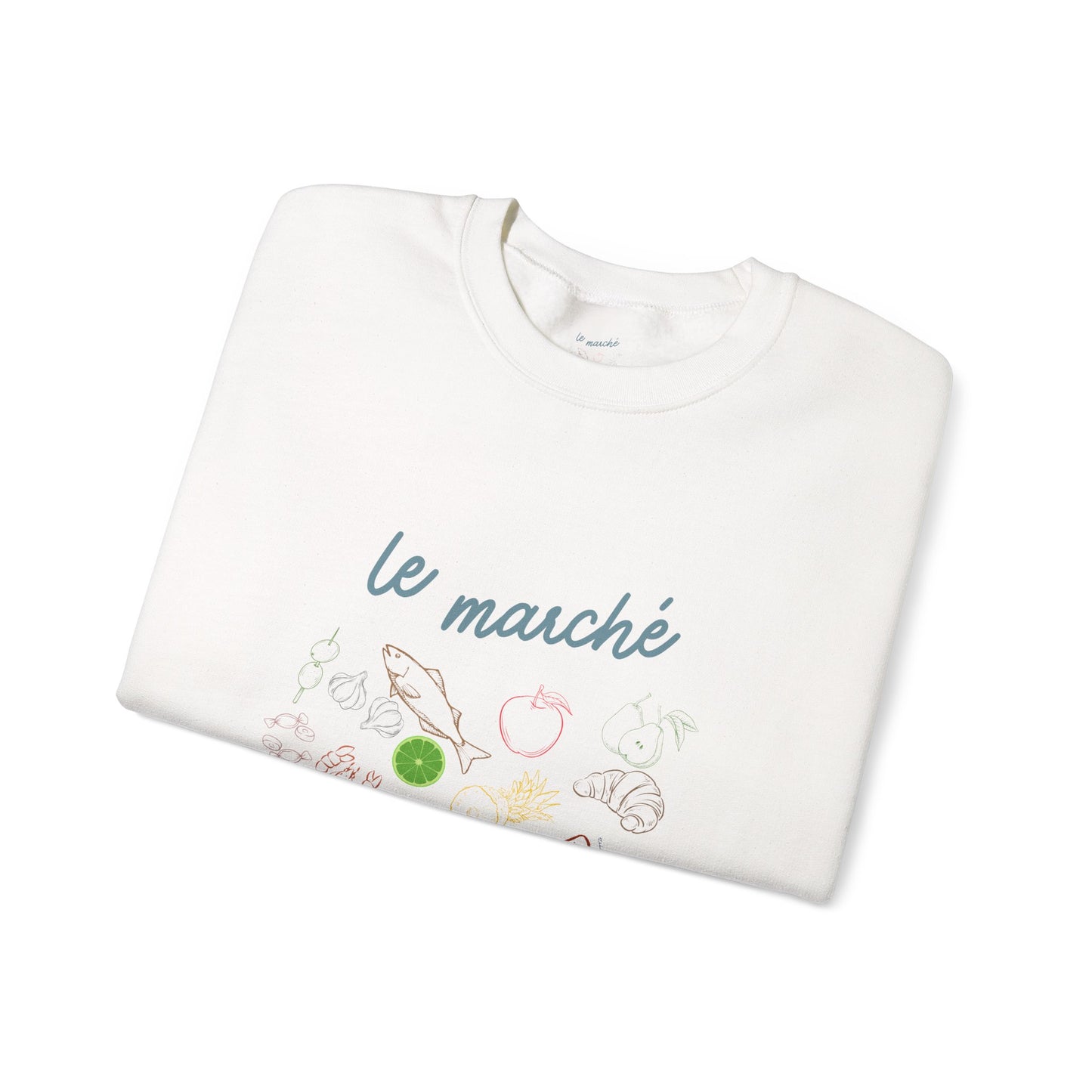 Le Marché Crewneck Sweatshirt - Cozy & Stylish for Market Lovers