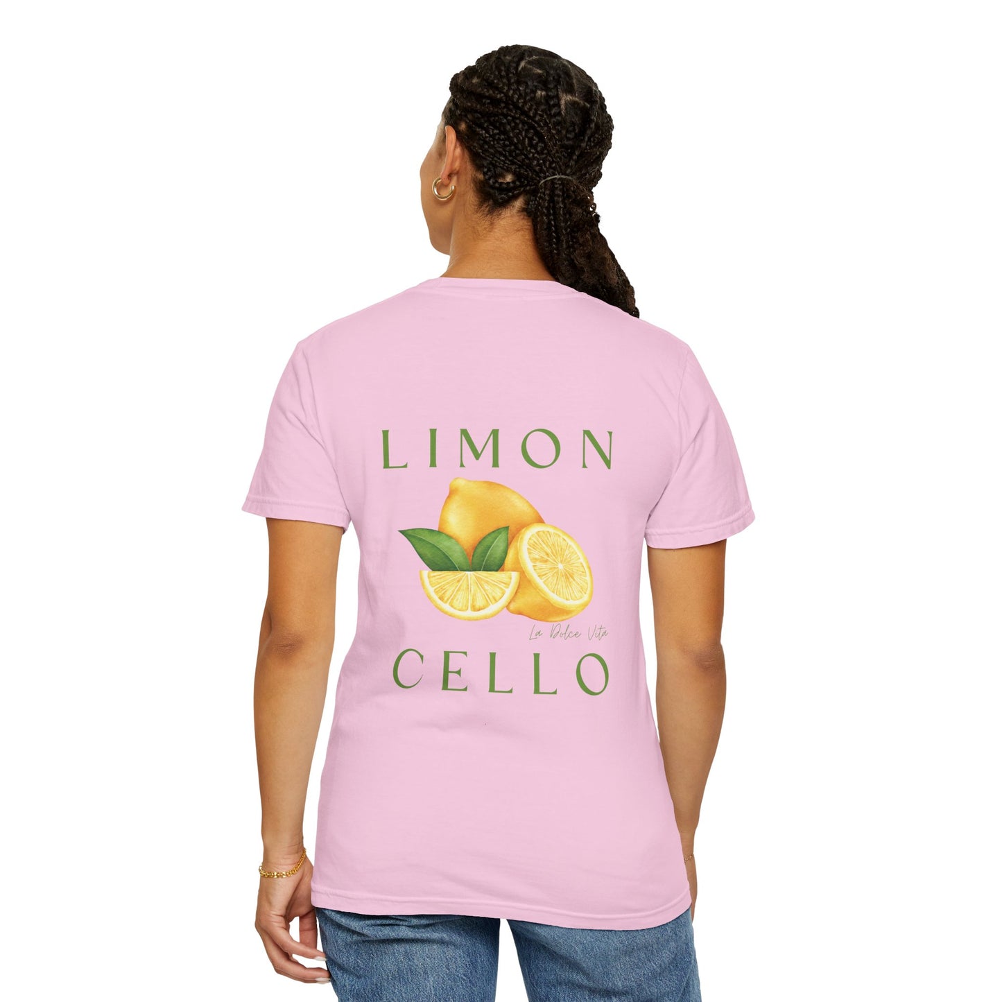 Limon Cello Unisex Garment-Dyed T-Shirt - Refreshing Citrus Graphic Tee