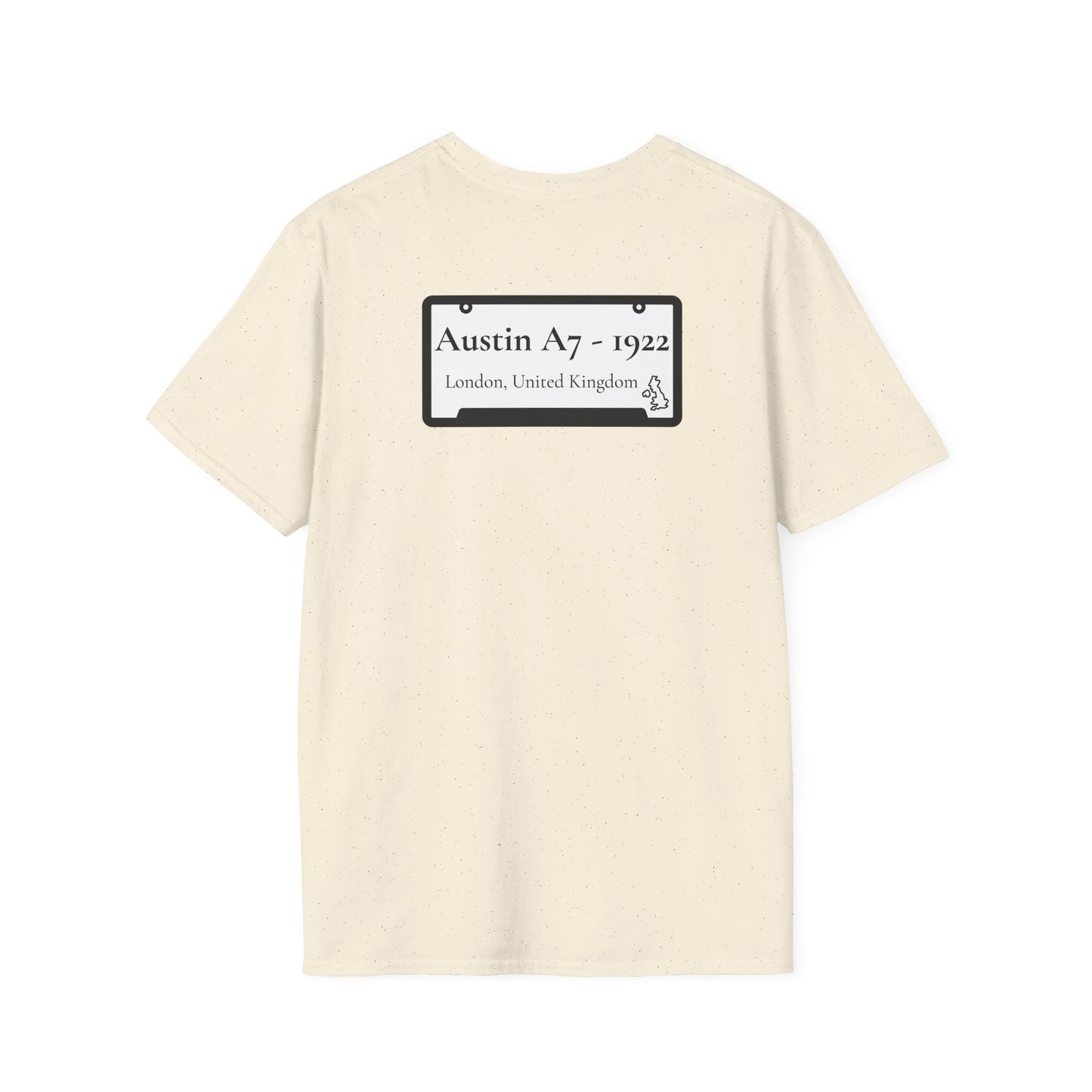 Vintage 1922 British Car-Inspired T-Shirt – Hand-Drawn Classic Auto Tee, Gift for Car Enthusiasts, Unisex Softstyle Fit
