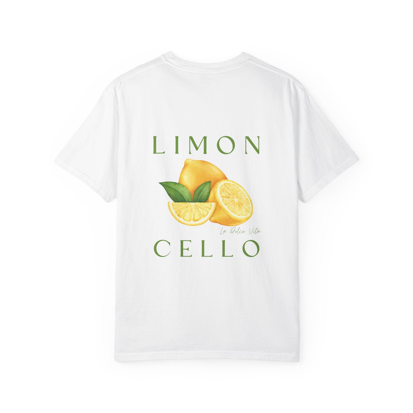 Limon Cello Unisex Garment-Dyed T-Shirt - Refreshing Citrus Graphic Tee