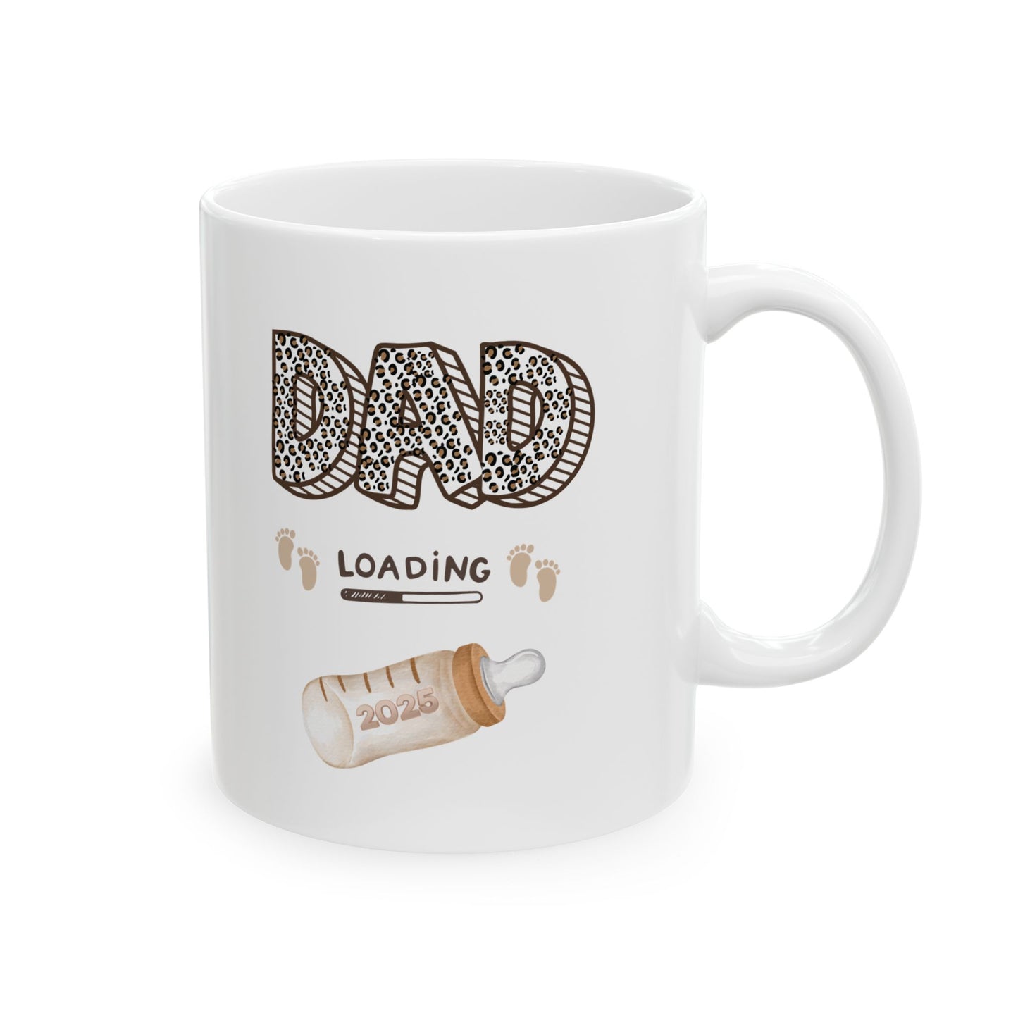 Cozy Ceramic Mug - Perfect for Coffee Lovers and New Dads