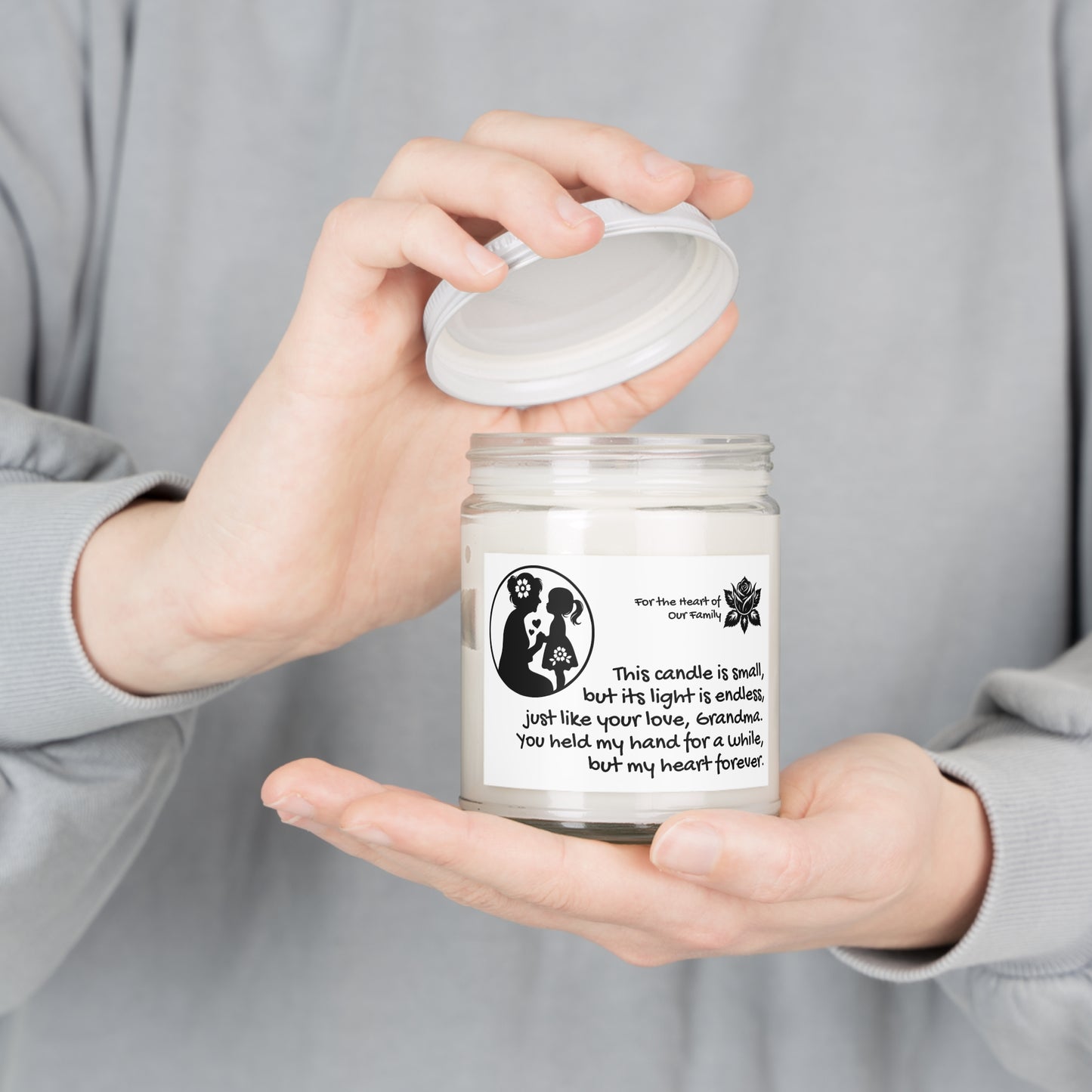 Heartwarming Scented Candle, Perfect Gift for Grandma, Remembrance Candle, Home Decor, Relaxation Candle, Family Love