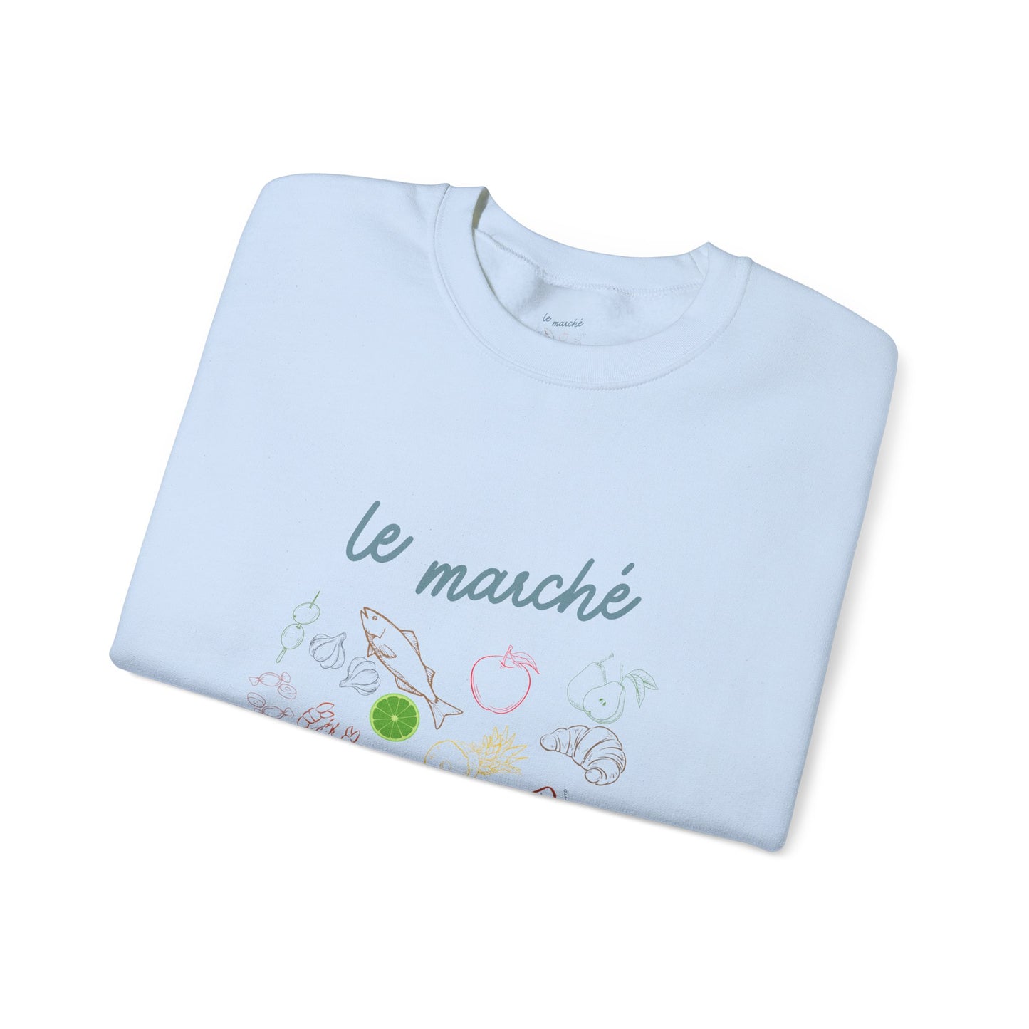 Le Marché Crewneck Sweatshirt - Cozy & Stylish for Market Lovers
