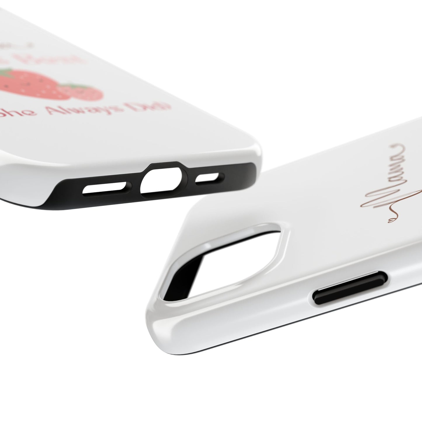 Mama Knows Best Tough Phone Case - Cute Strawberry Design