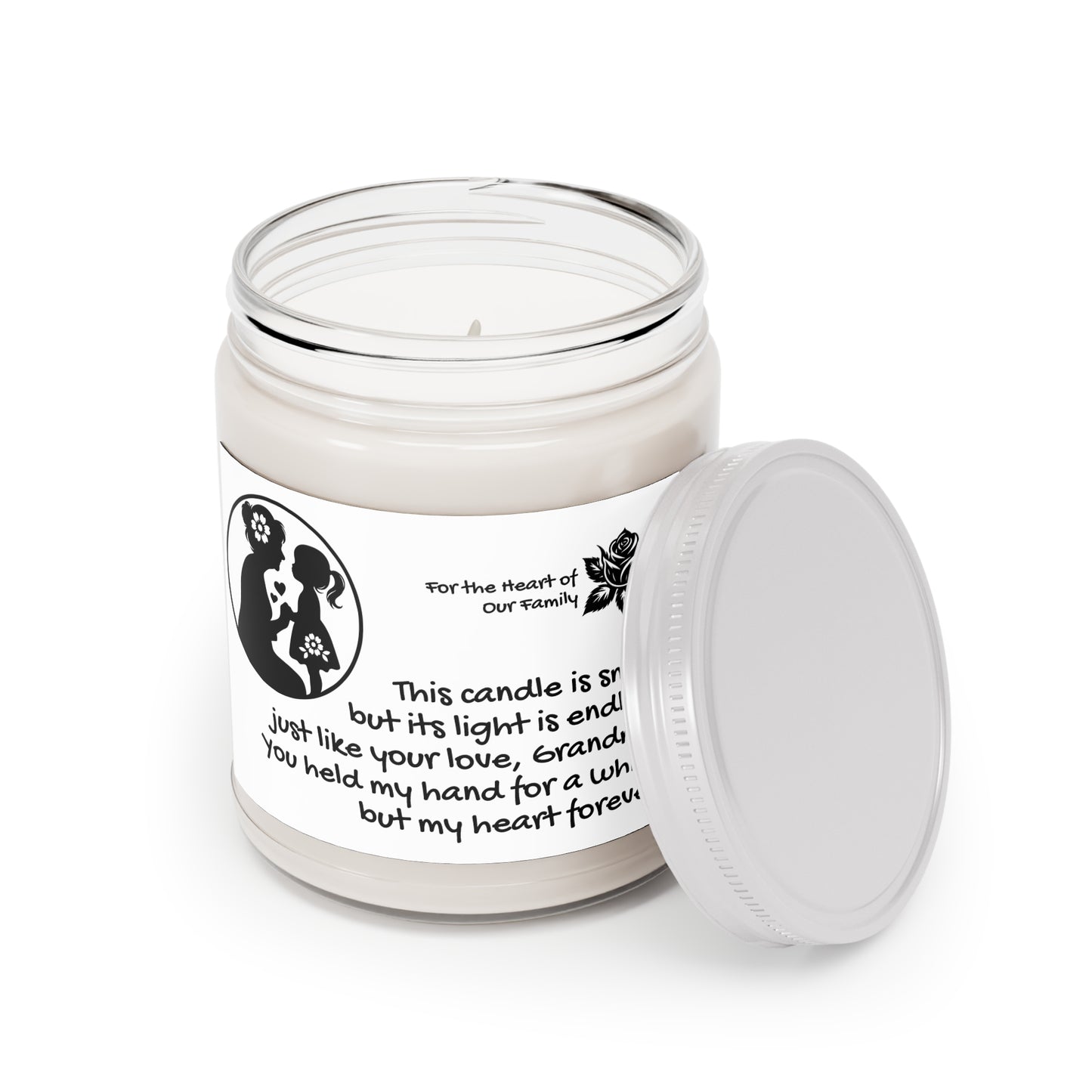 Heartwarming Scented Candle, Perfect Gift for Grandma, Remembrance Candle, Home Decor, Relaxation Candle, Family Love