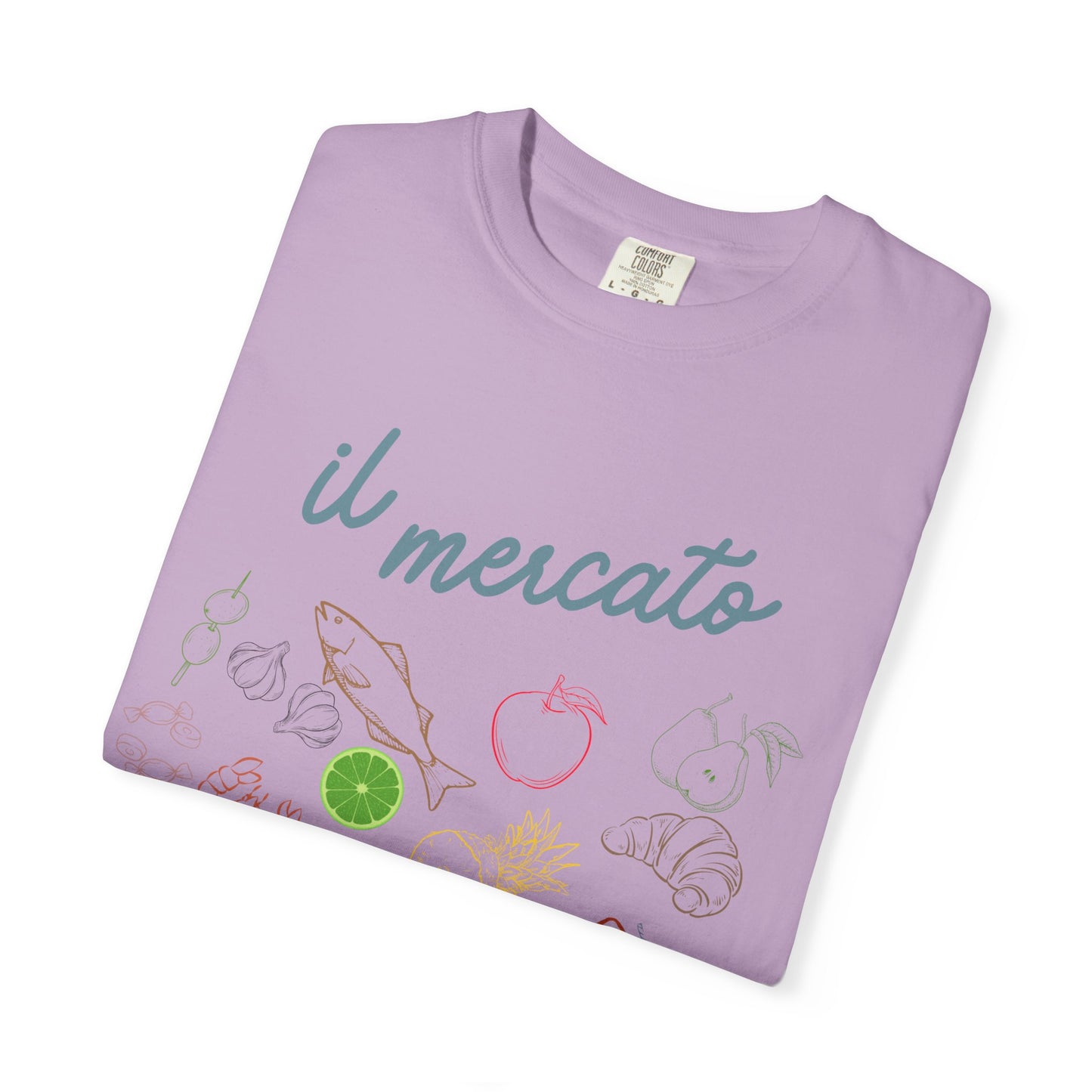 Il Mercato Garment-Dyed T-Shirt - Casual Foodie Tee