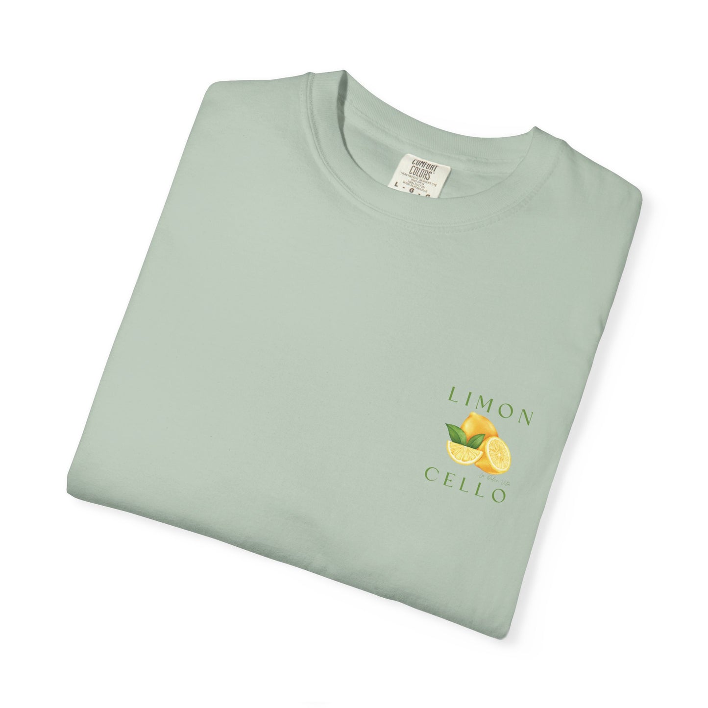 Limon Cello Unisex Garment-Dyed T-Shirt - Refreshing Citrus Graphic Tee