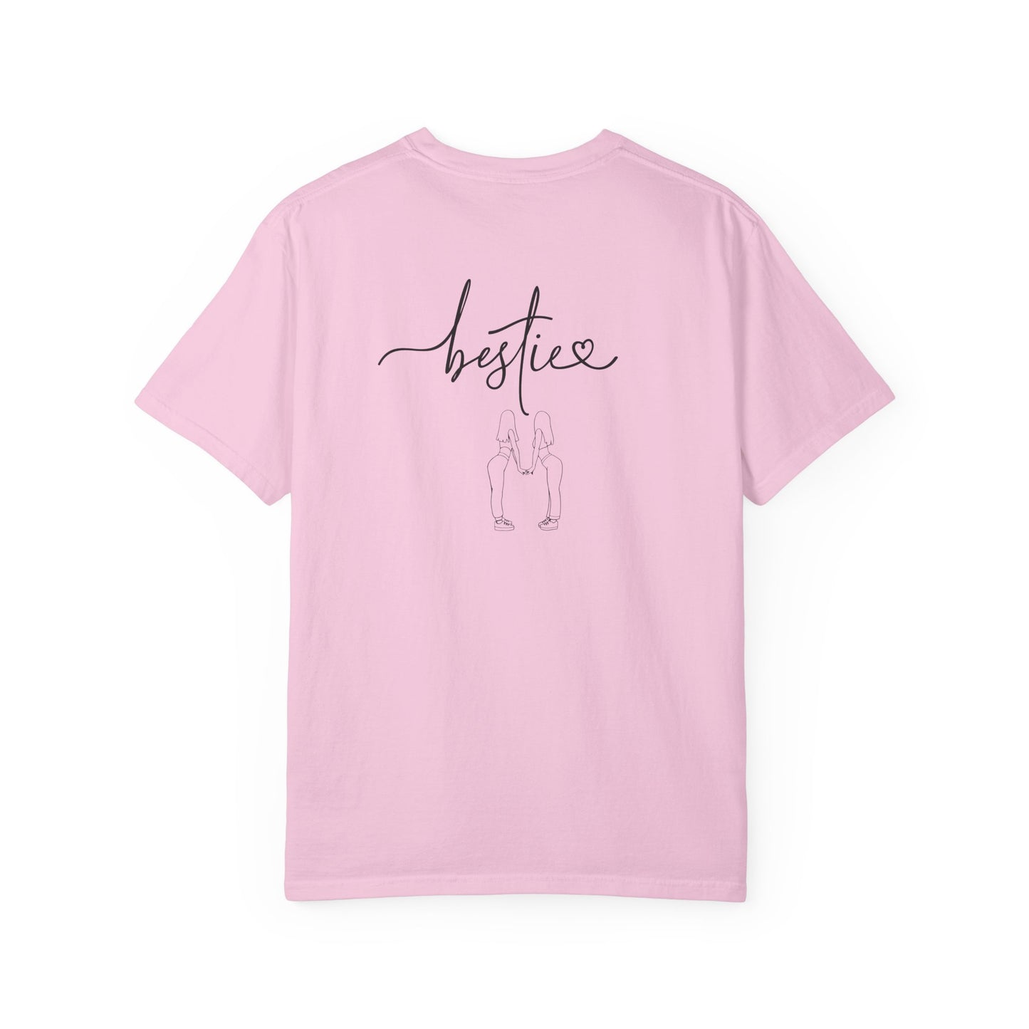 Work Bestie Nutrition Facts T-Shirt – Funny Best Friend Gift for Her, Cute Graphic Tee with Back Print, Unisex Matching Shirt Idea
