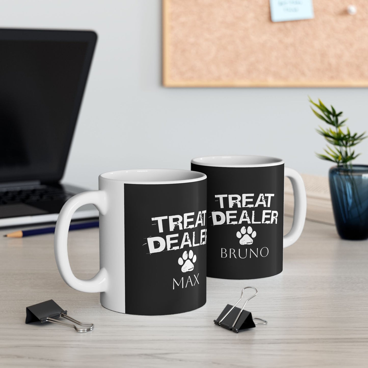 'Treat Dealer' Ceramic Mug - Perfect Gift for Pet Lovers