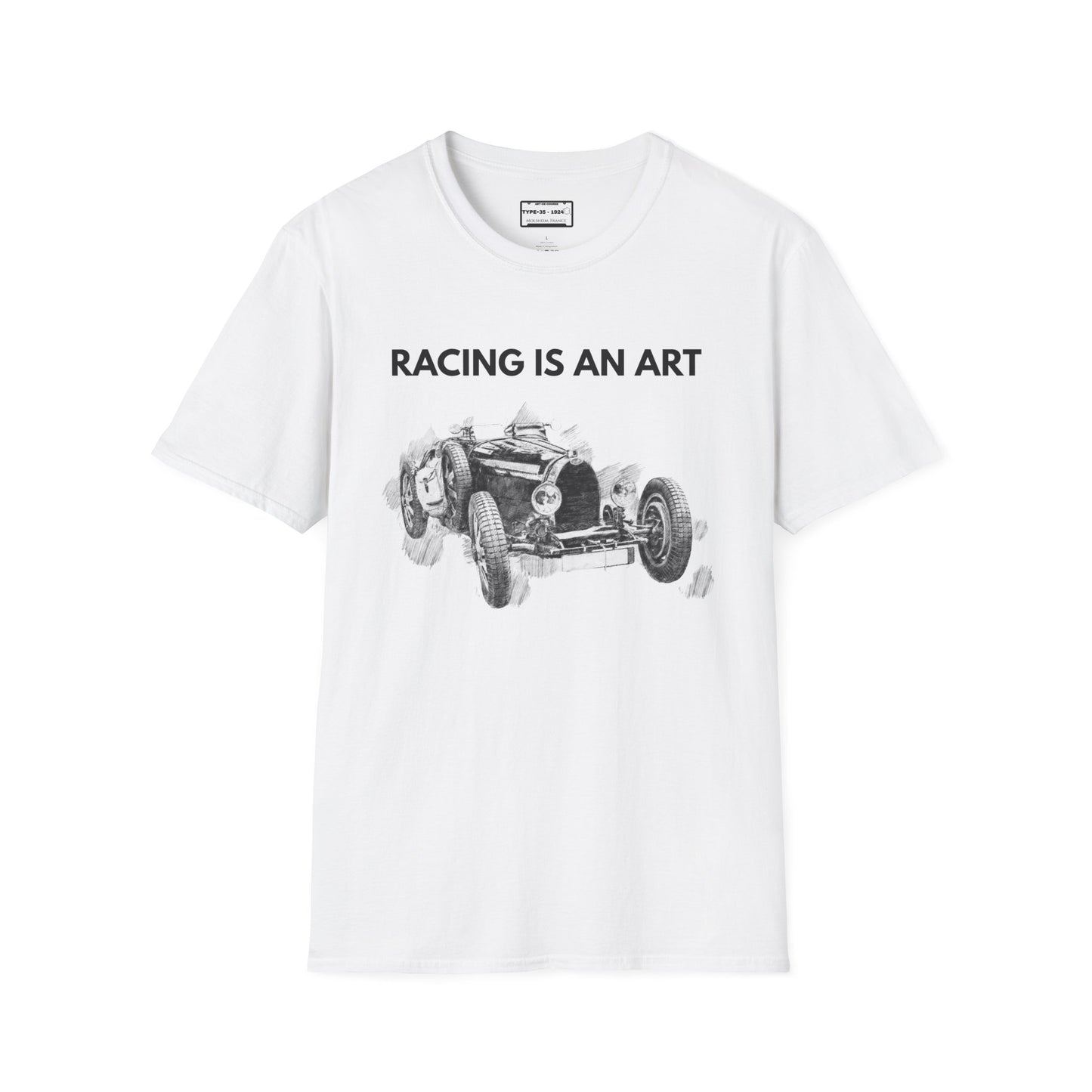 1924 French Grand Prix-Inspired Vintage Tee – Hand-Drawn Racing Legend Shirt, Unisex Gift for Classic Auto Fans