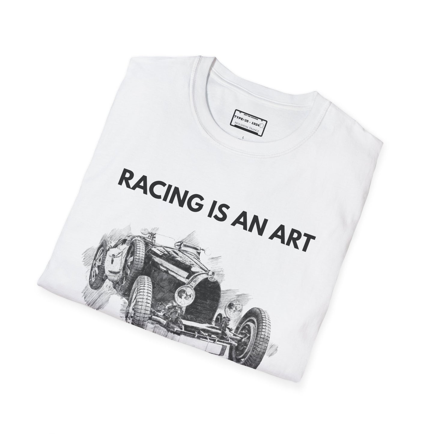 1924 French Grand Prix-Inspired Vintage Tee – Hand-Drawn Racing Legend Shirt, Unisex Gift for Classic Auto Fans