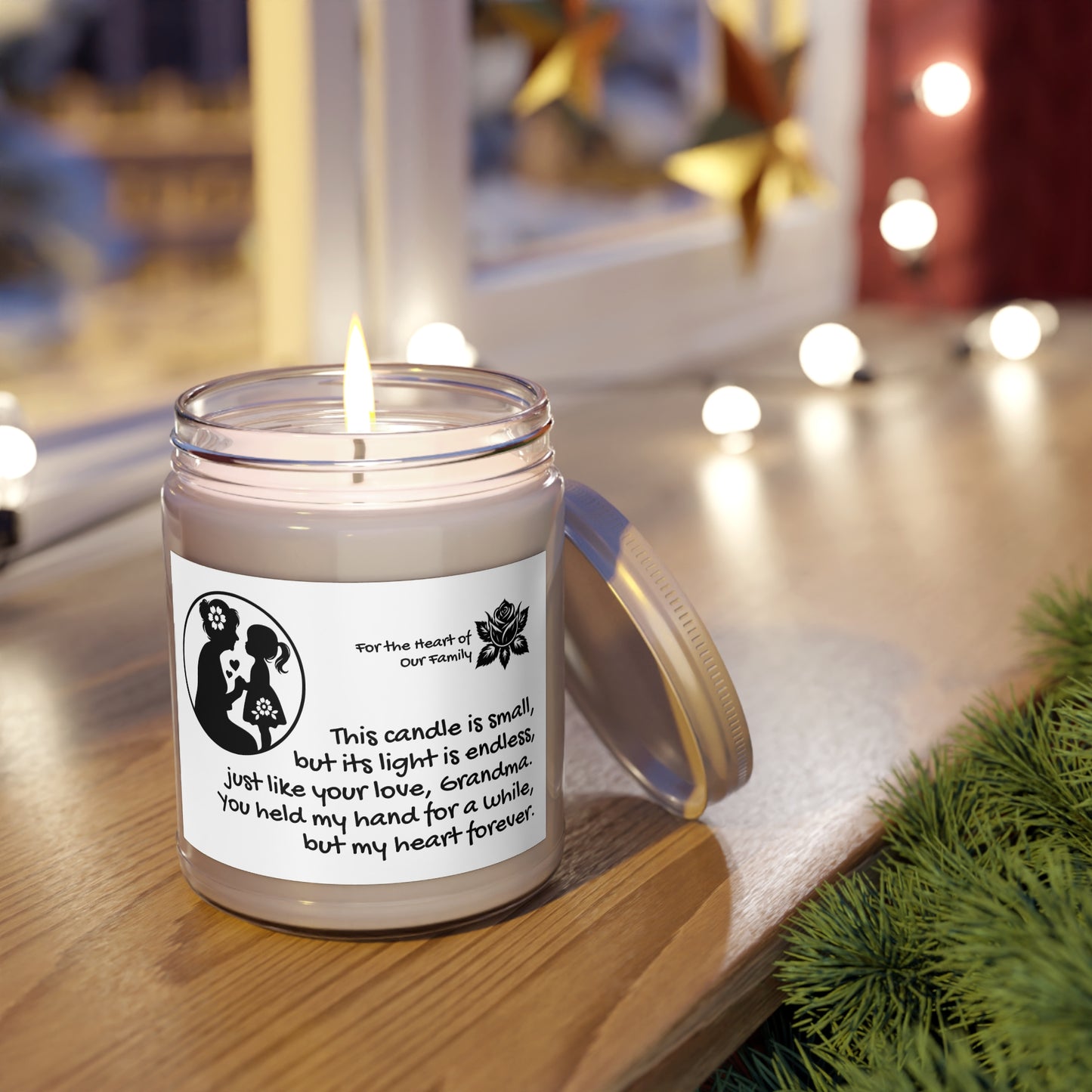 Heartwarming Scented Candle, Perfect Gift for Grandma, Remembrance Candle, Home Decor, Relaxation Candle, Family Love