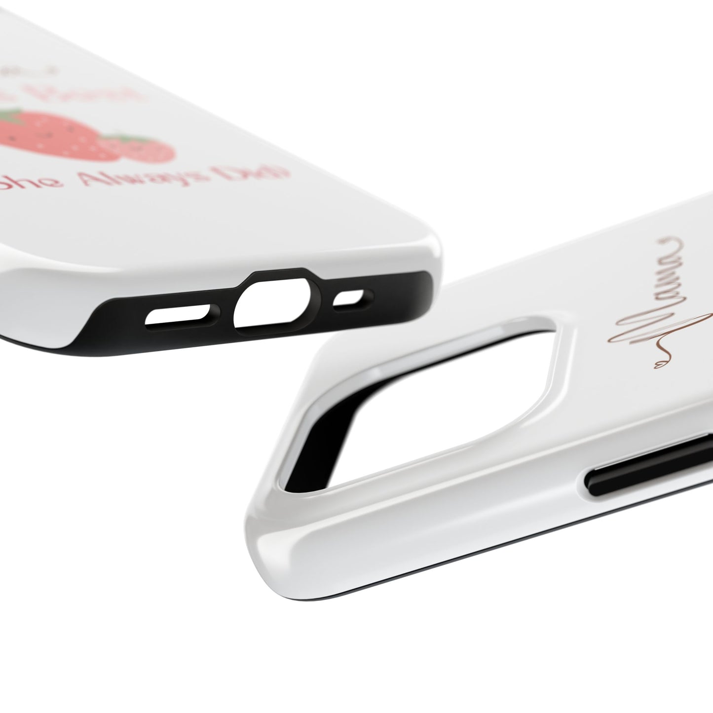 Mama Knows Best Tough Phone Case - Cute Strawberry Design