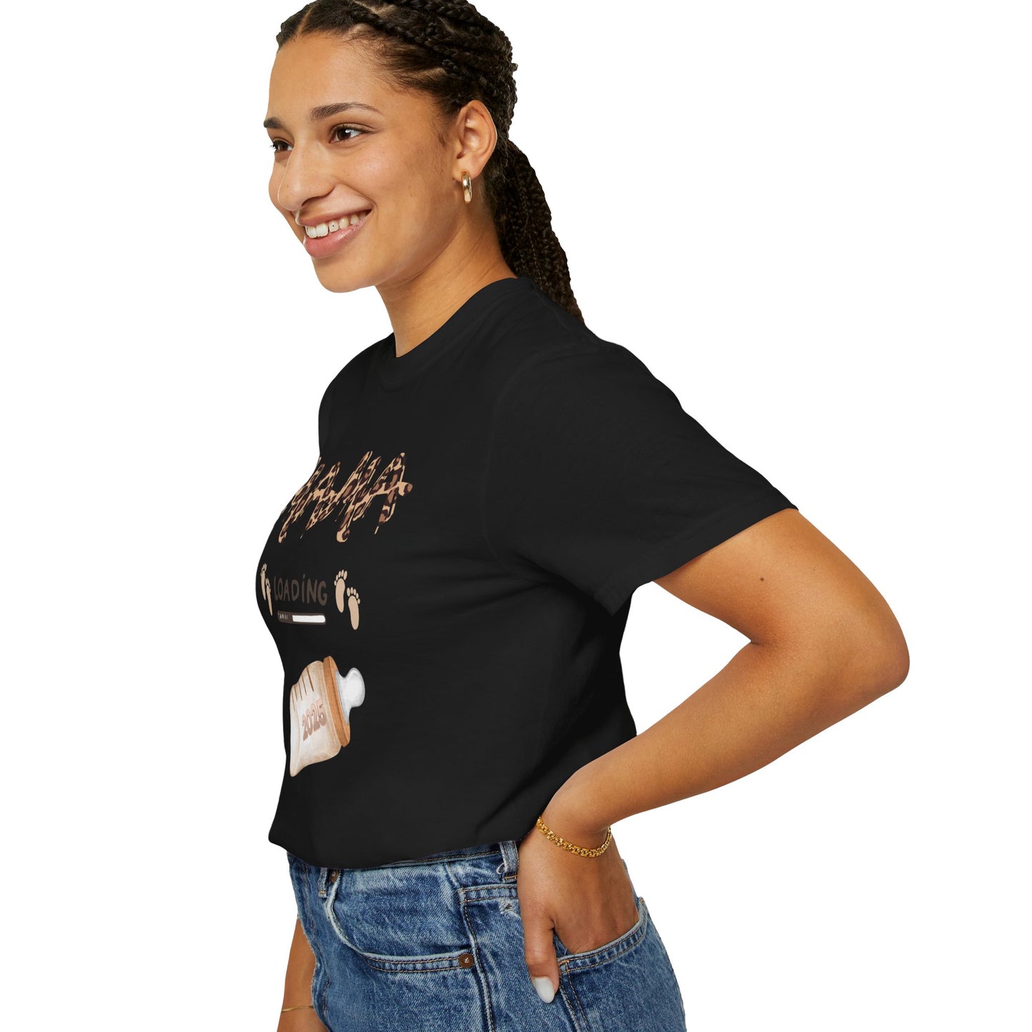 Mama Loading Garment-Dyed T-shirt | Expecting Mother Gift