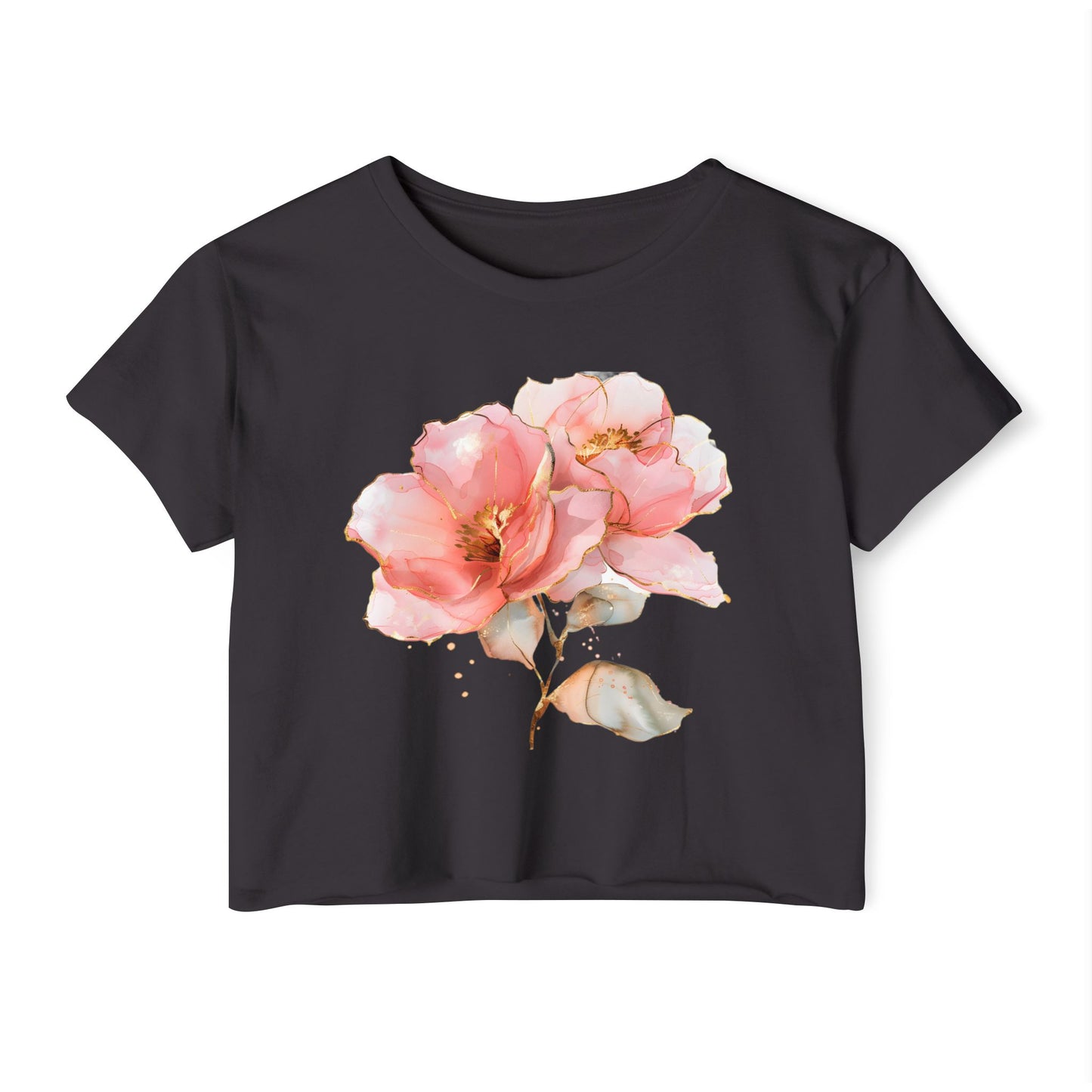 Floral Women's Festival Crop Top - Perfect for Summer Celebrations