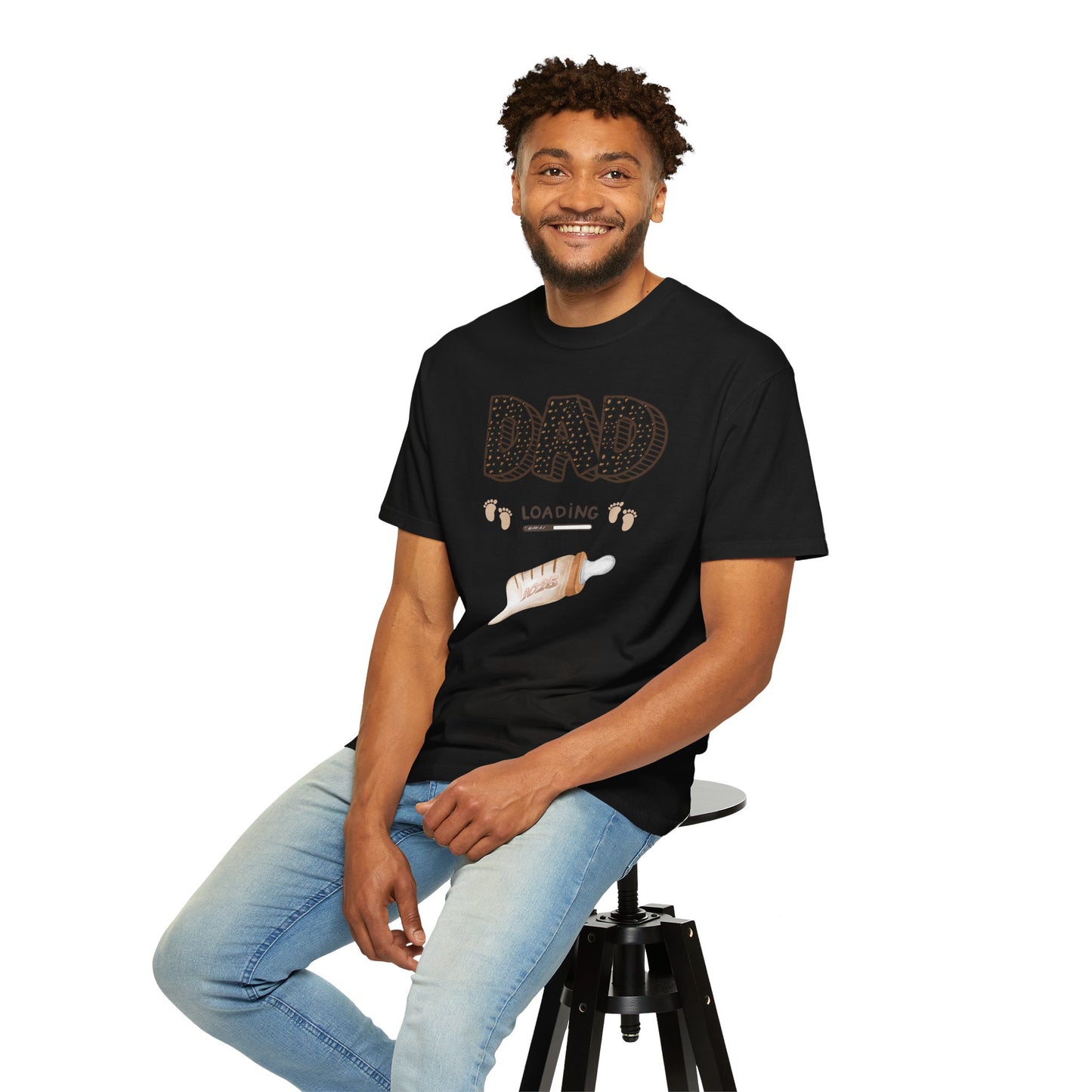 Dad Loading Garment-Dyed T-Shirt - Perfect for Father's Day or New Dads
