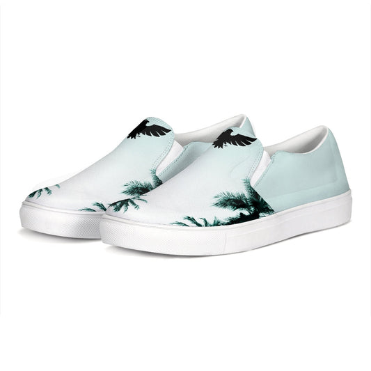 Men’s Palm Canvas Slip-On Shoes. Lightweight, Handmade & Beach-Ready