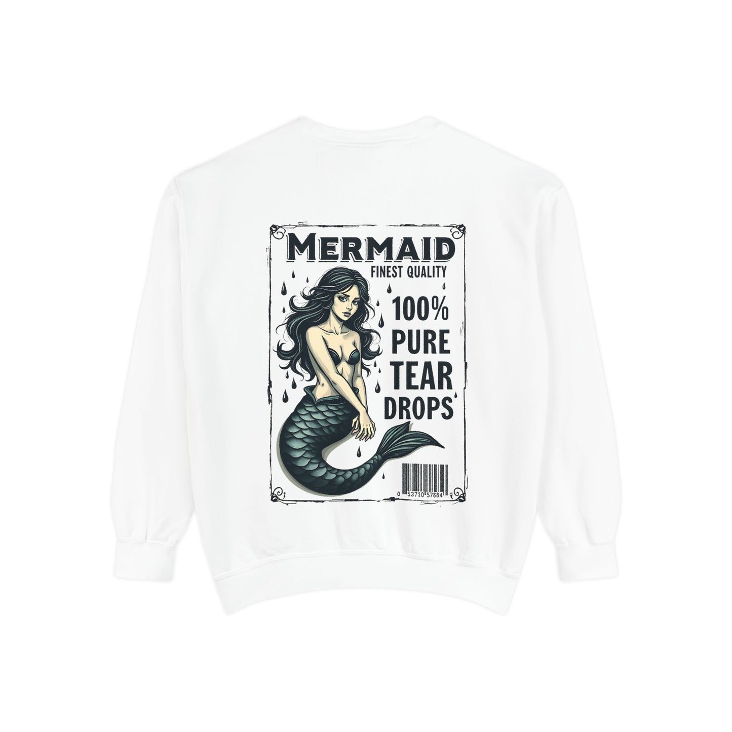 Pure Teardrops Mermaid Sweatshirt | Cool Unisex Design & Comfort