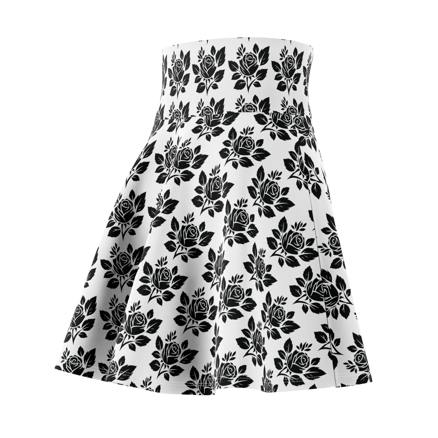 Floral Print Women's Skater Skirt - Stylish and Versatile for Every Occasion
