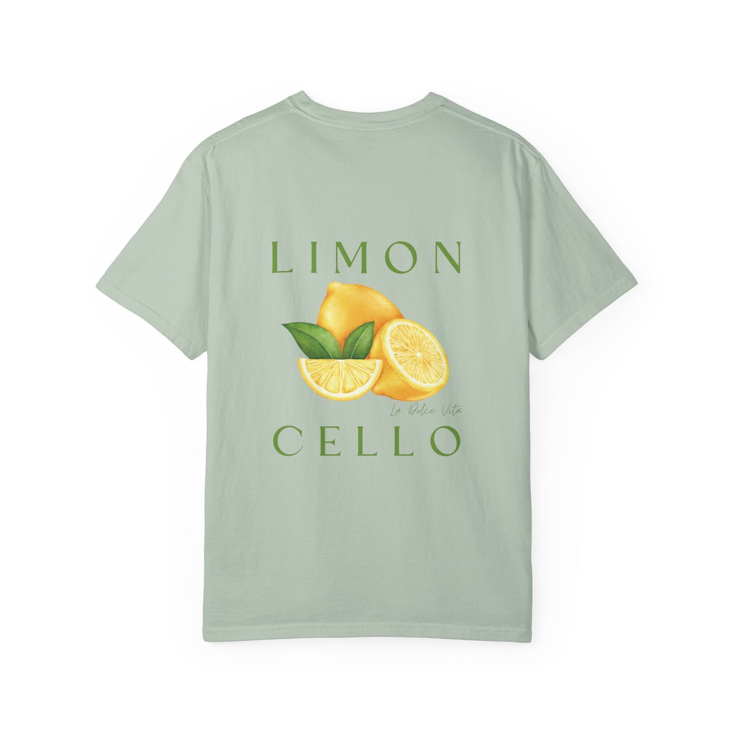 Limon Cello Unisex Garment-Dyed T-Shirt - Refreshing Citrus Graphic Tee