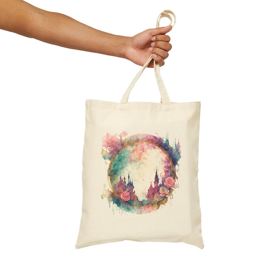 Bohemian Floral Tote Bag, Canvas Bag for Eco-Friendly Shopping, Gift for Her/Him, Beach Bag, Art Tote, Earth Day Essentials