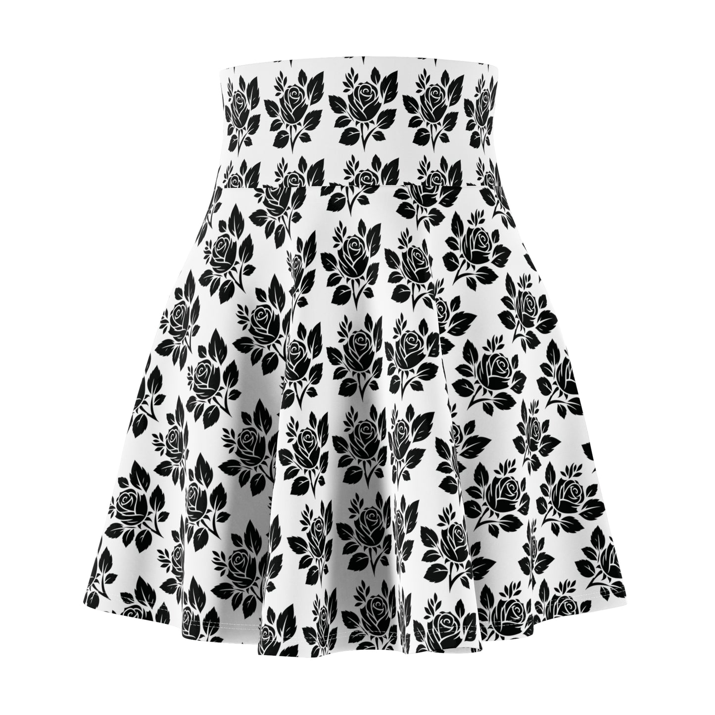 Floral Print Women's Skater Skirt - Stylish and Versatile for Every Occasion