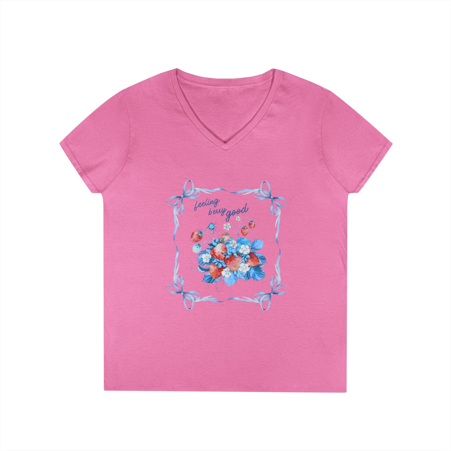 Loving Body Good V-Neck T-Shirt for Confident Women