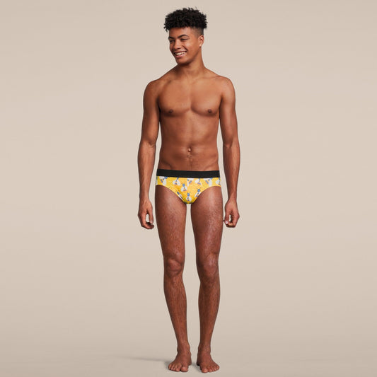 Men’s Bee Brief Underwear. Slim Fit, Breathable Mesh & Moisture-Wicking