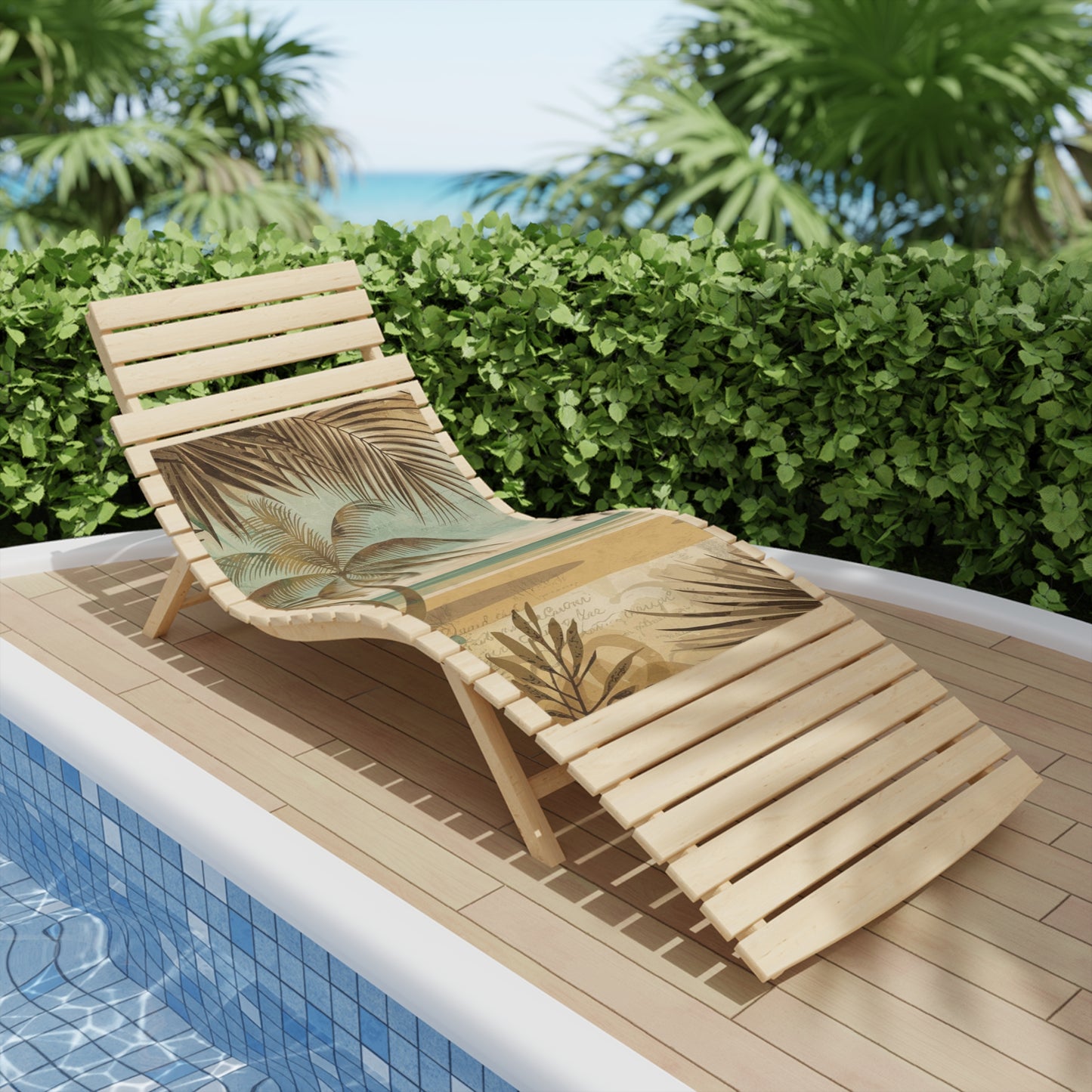 Tropical Oasis Beach  Vintage Towels - Perfect for Summer Vacations & Beach Days