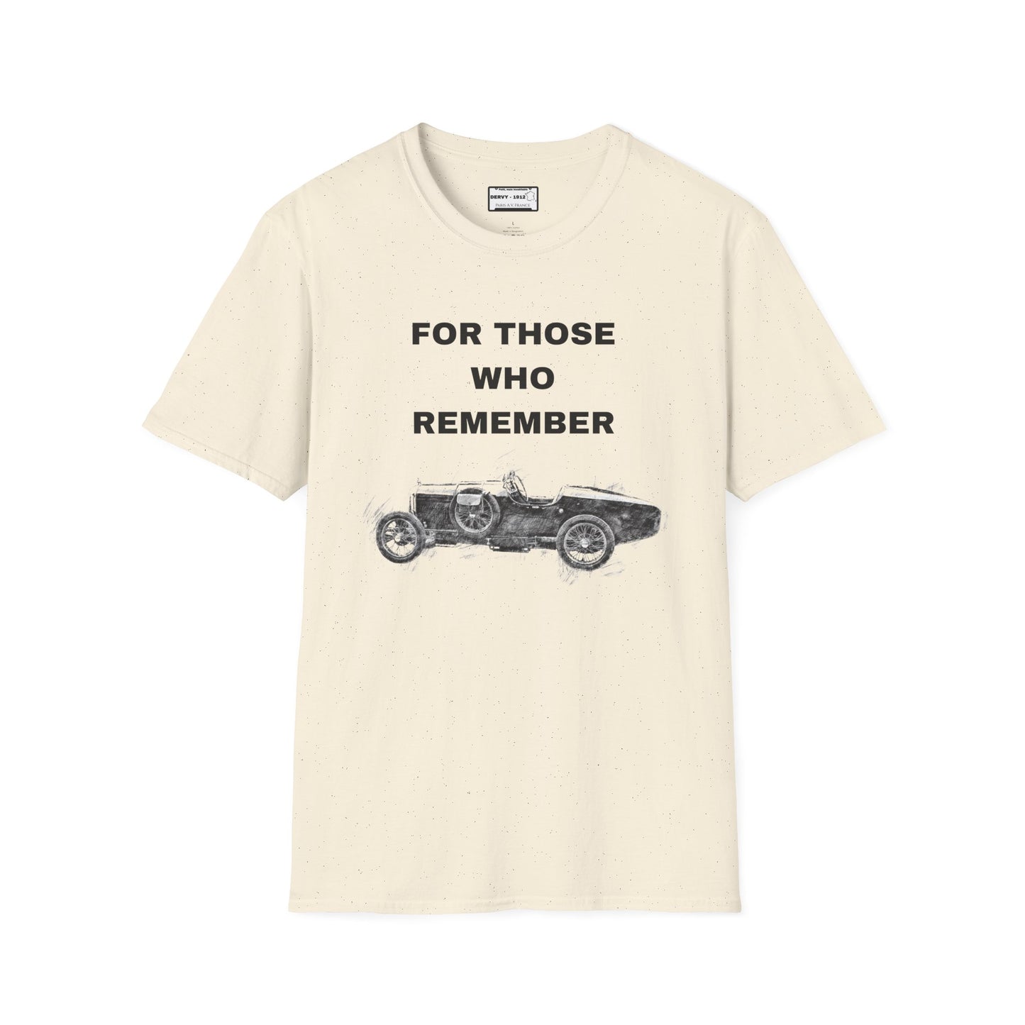 1912 French Cyclecar-Inspired Vintage Tee – Hand-Drawn Retro Auto Shirt, Unisex Gift for Classic Car Enthusiasts