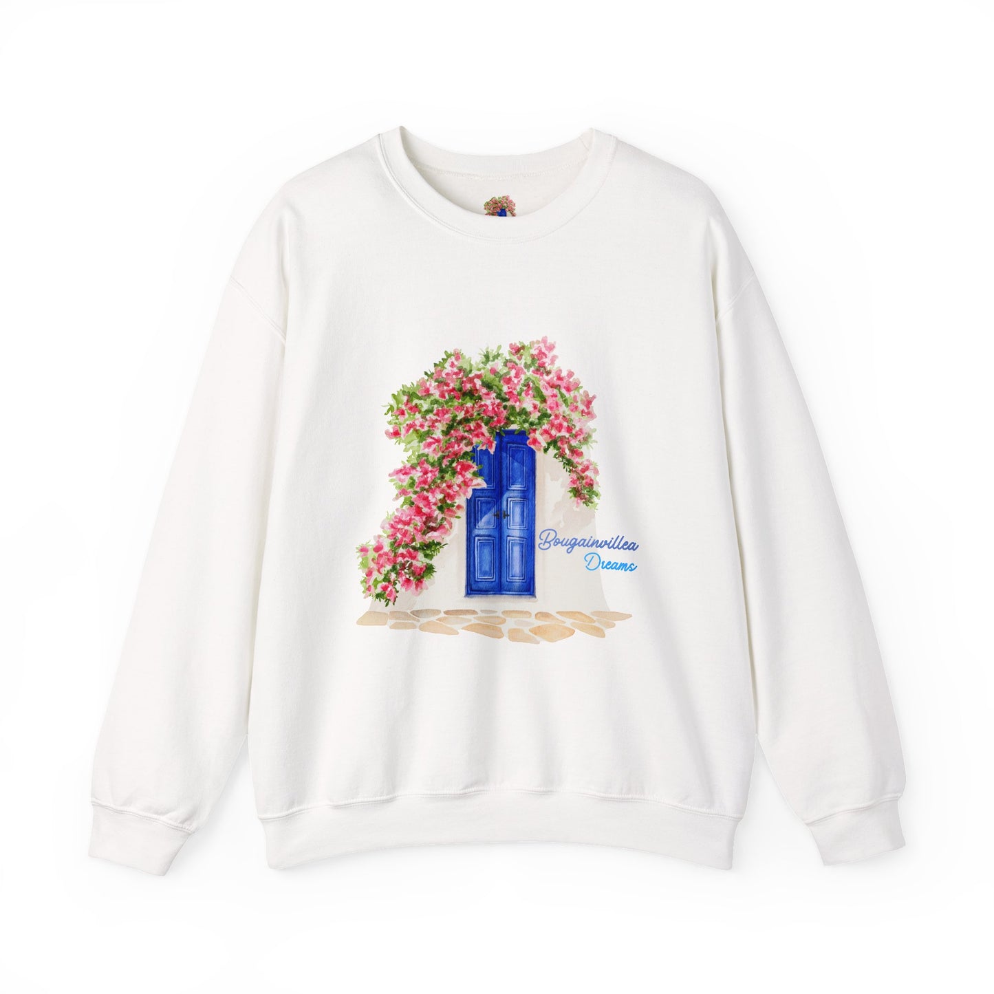 Bougainvillea Dream Sweatshirt – Cozy Girl Crewneck with Floral Design