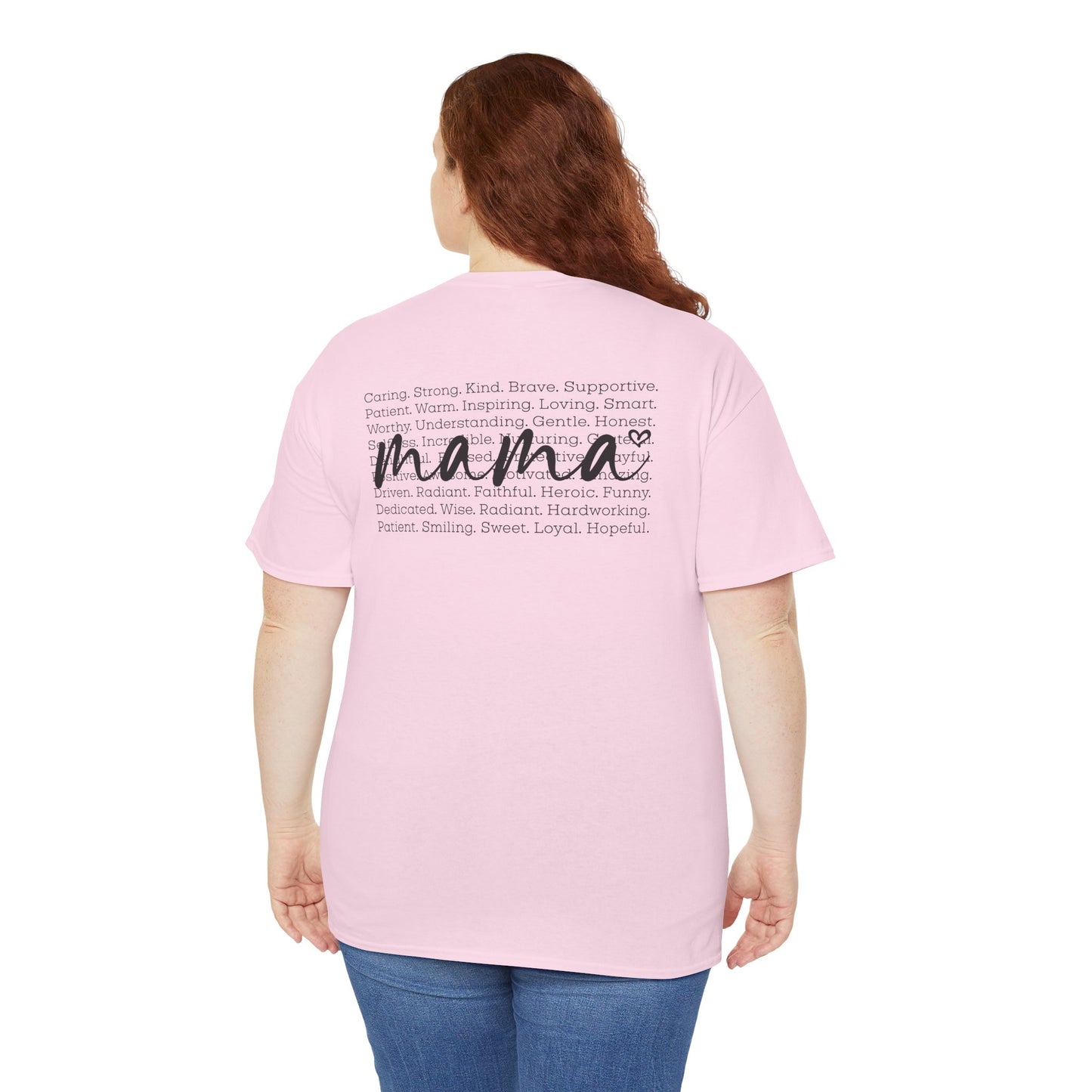 Mama Love Heavy Cotton Tee - Perfect Gift for Moms, Heartfelt Design, Established 2023 / Customisable
