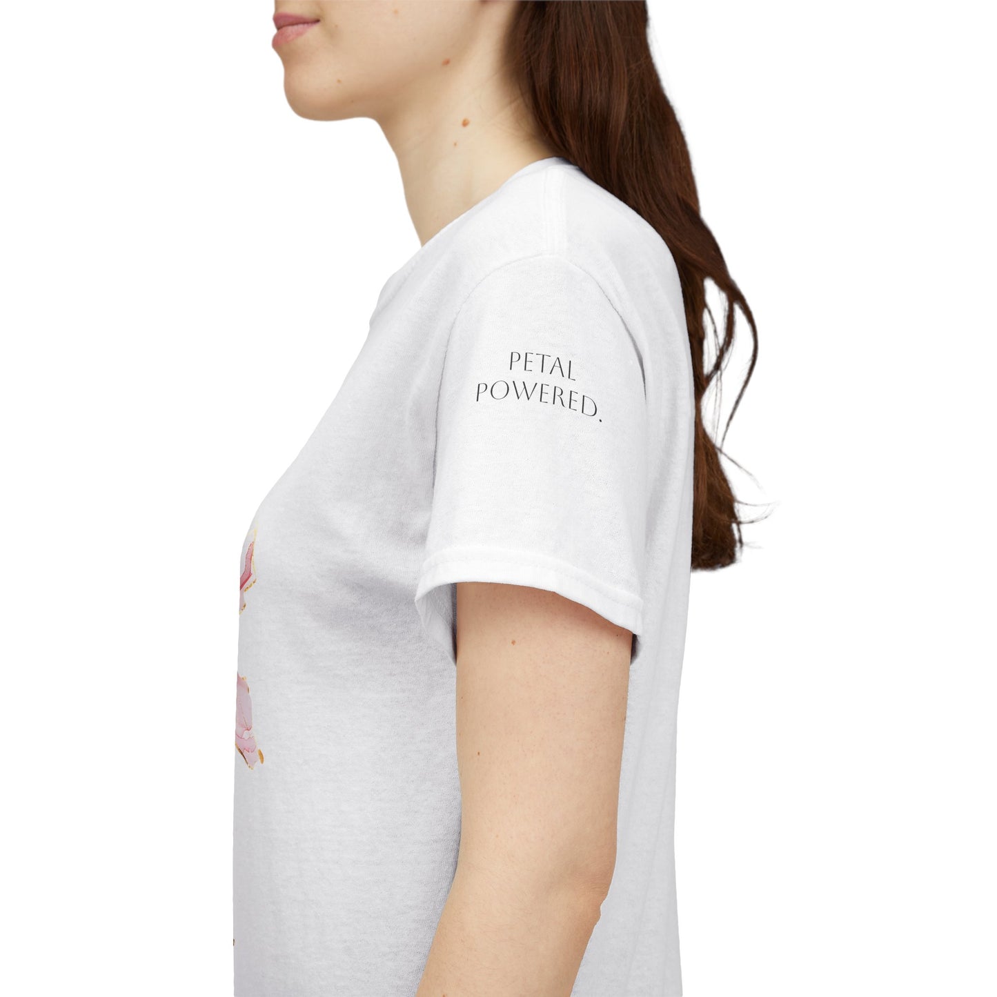 Floral Unisex Heavy Cotton Tee | Cute Casual Shirt for Spring, Nature Lover Gift, Summer Outfit, Everyday Wear, Eco-Friendly Cotton Tee