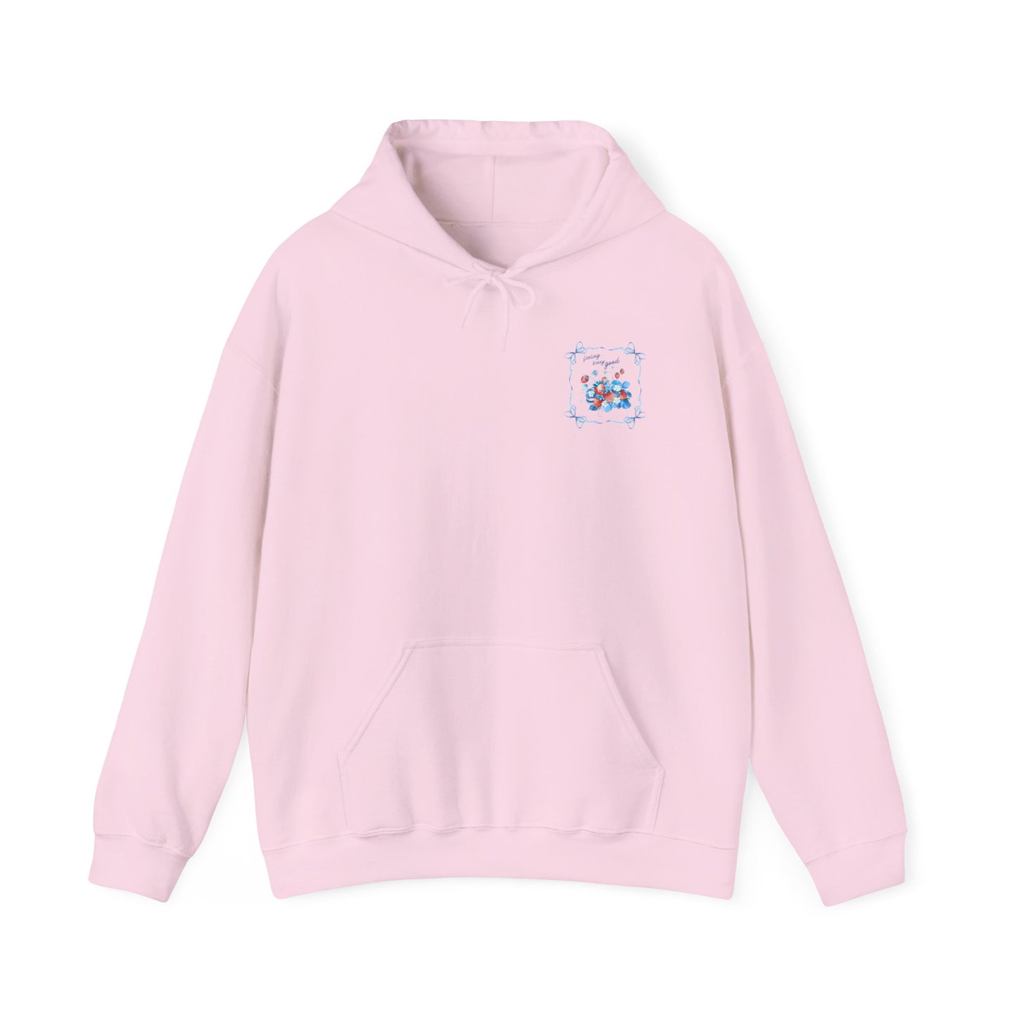 Feeling Good Floral Hoodie - Heavy Blend Sweatshirt