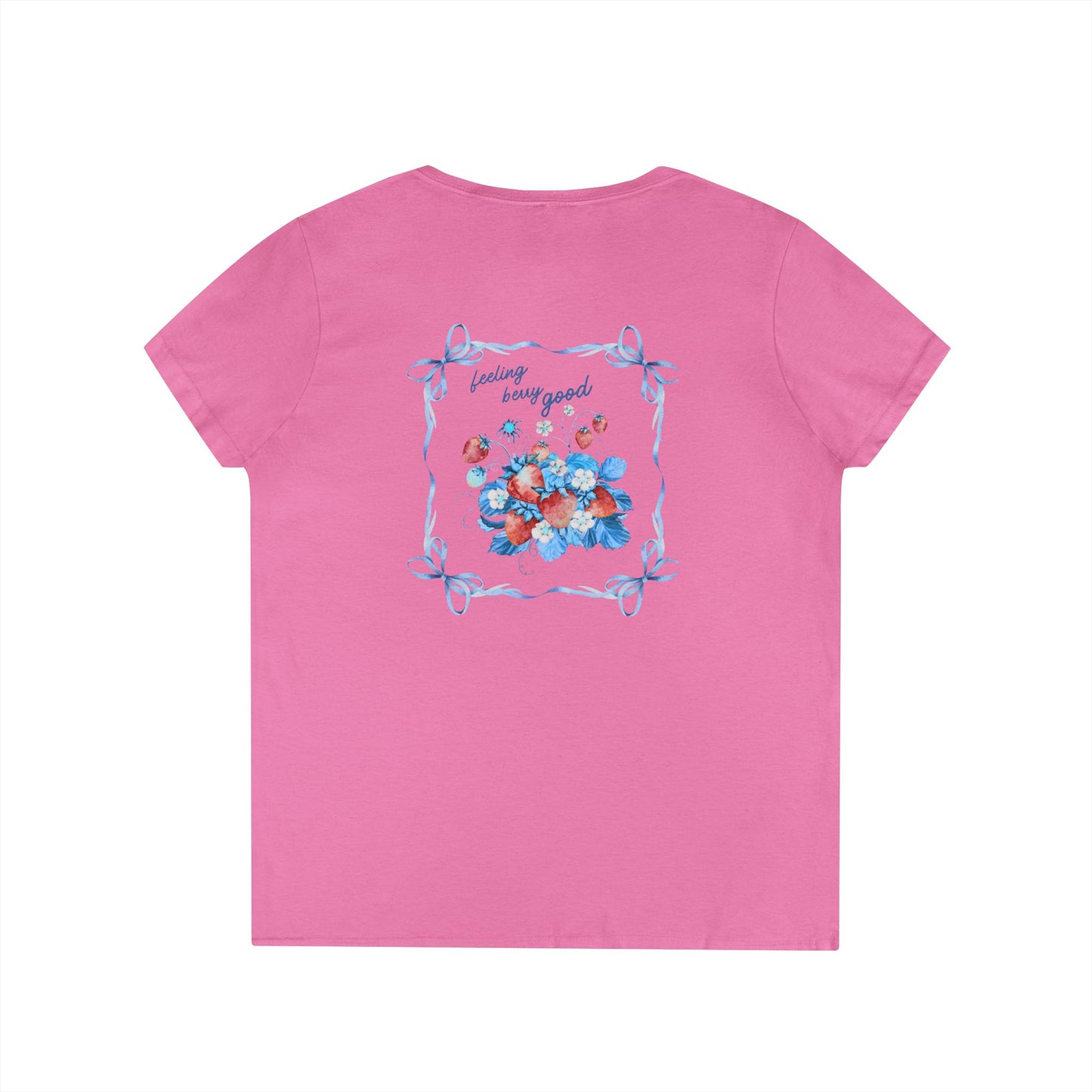 Floral V-Neck T-Shirt - Loving You Good - Casual Comfort for Women