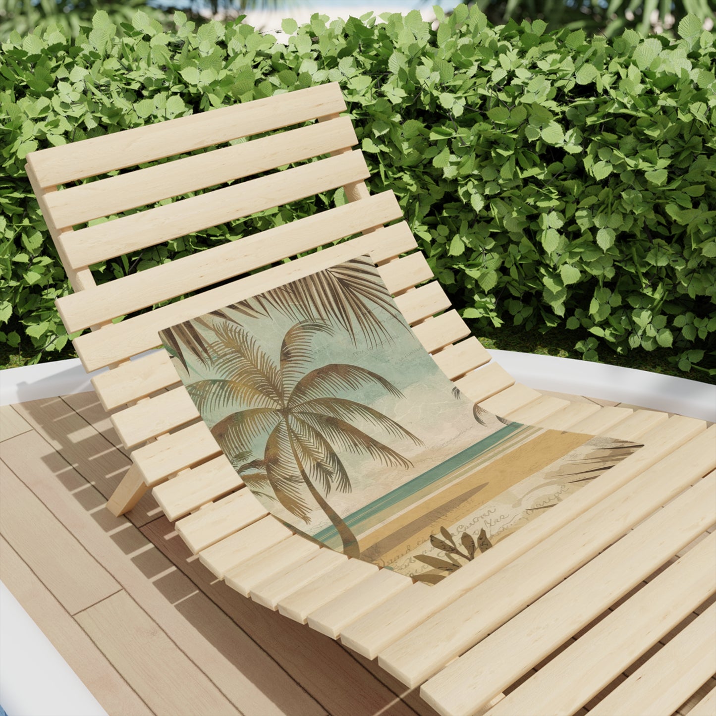 Tropical Oasis Beach  Vintage Towels - Perfect for Summer Vacations & Beach Days