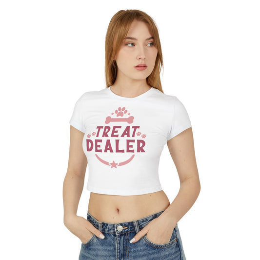 Cute Pet Lover Baby Tee, Treat Dealer Shirt, Funny Animal Tee, Gift for Dog Mom, Soft Cotton T-Shirt